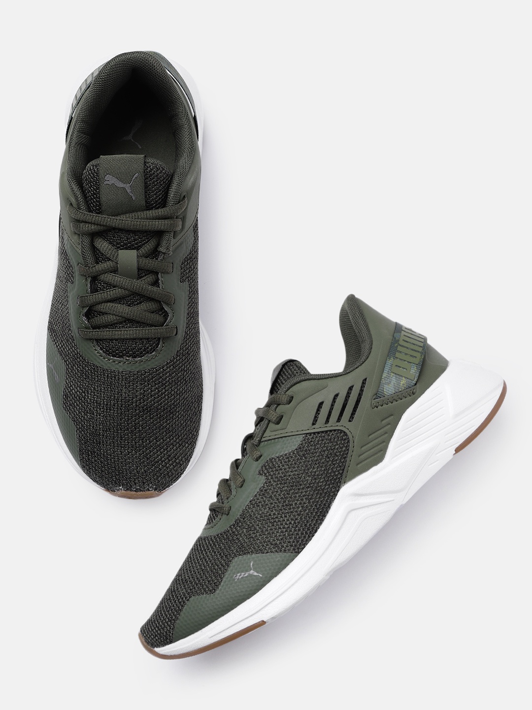 

Puma Unisex Solid Disperse XT 2 Tiger Camo Training Or Gym Shoes, Green