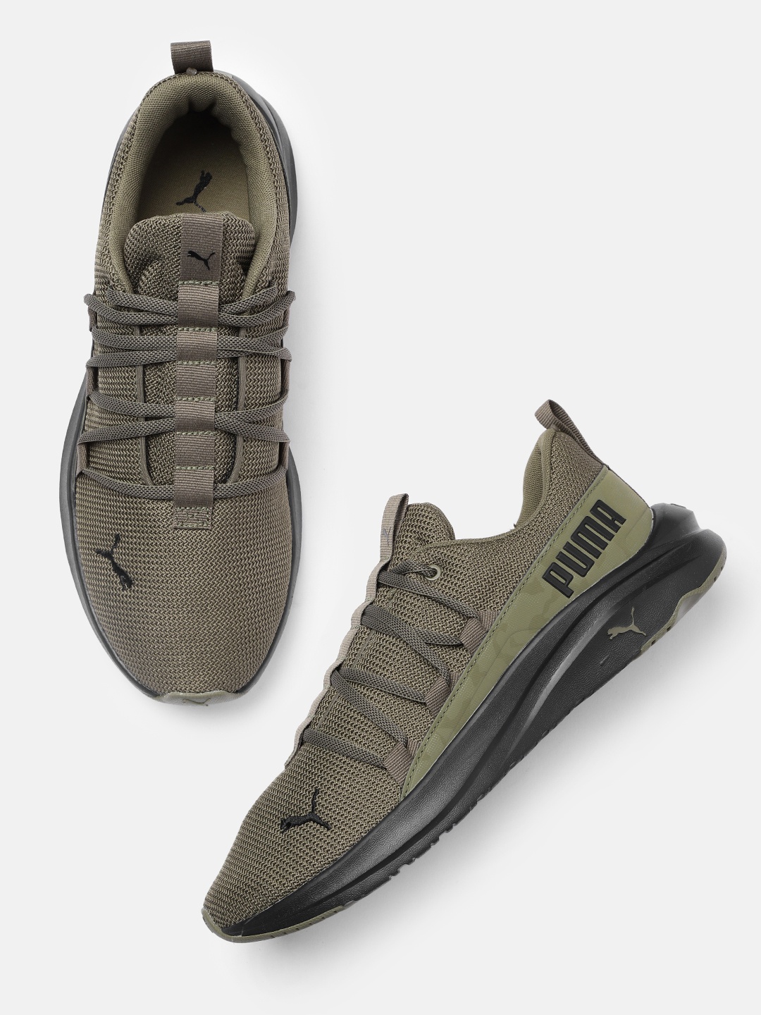 

Puma Men Softride One4all Running Shoes, Olive