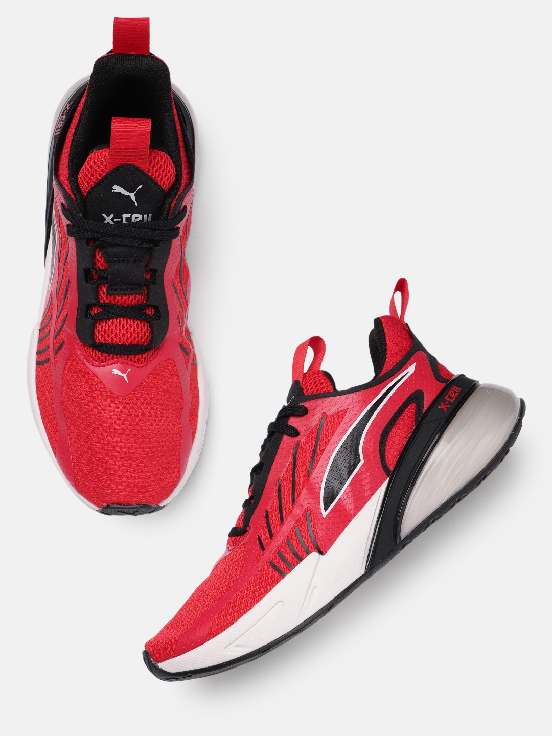 

Puma Unisex X-Cell Action Running Shoes, Red