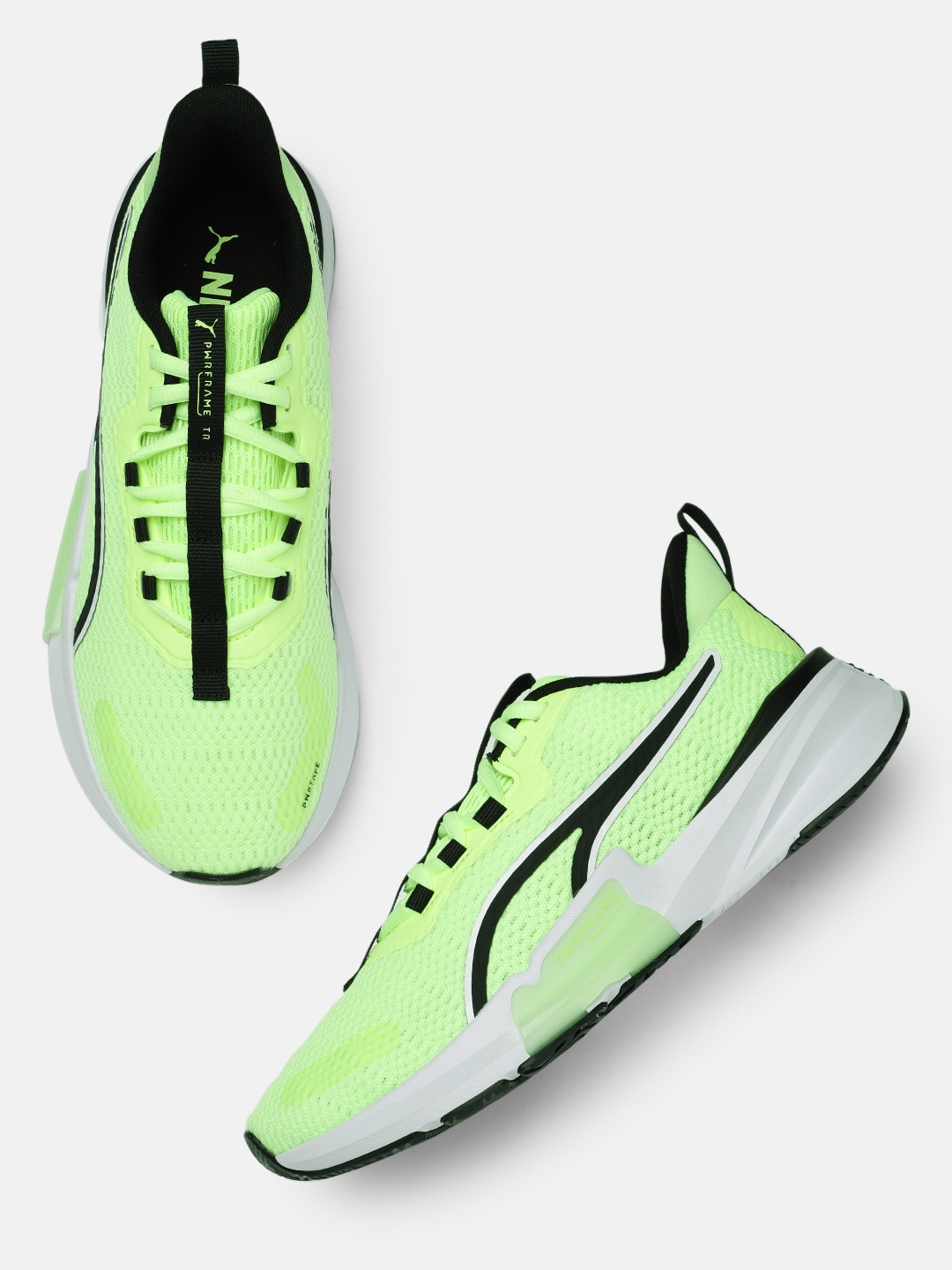 

Puma Men PWRFRAME 2 Training Shoes, Fluorescent green