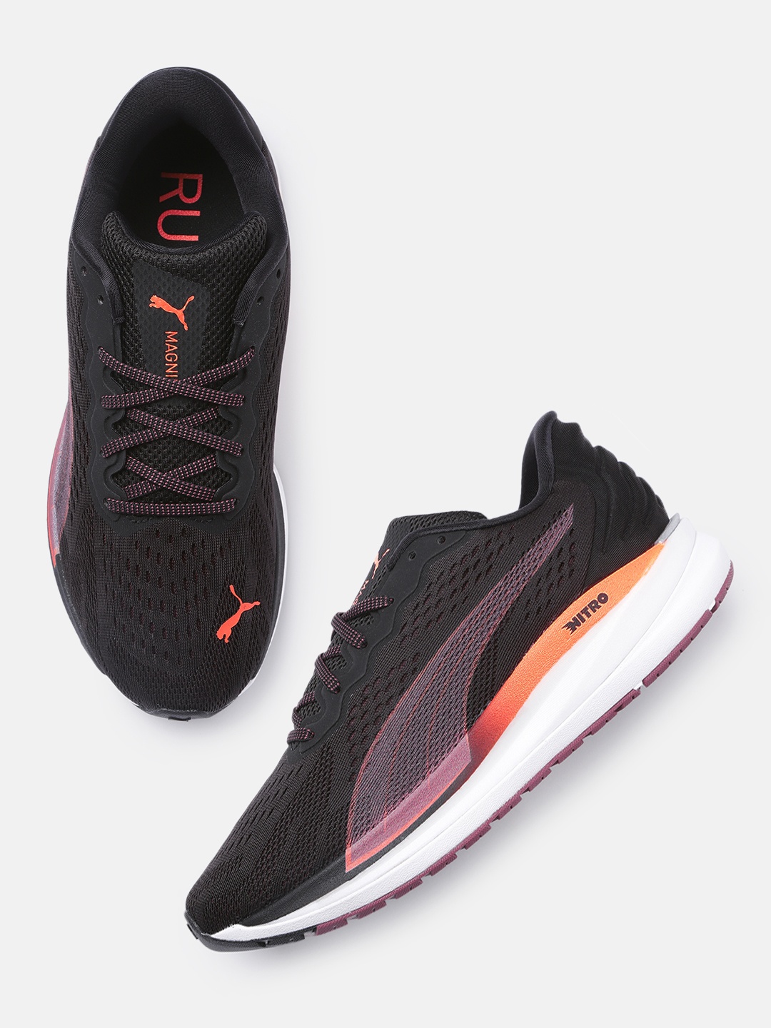 

Puma Men Nitro Surge Running Shoes, Black