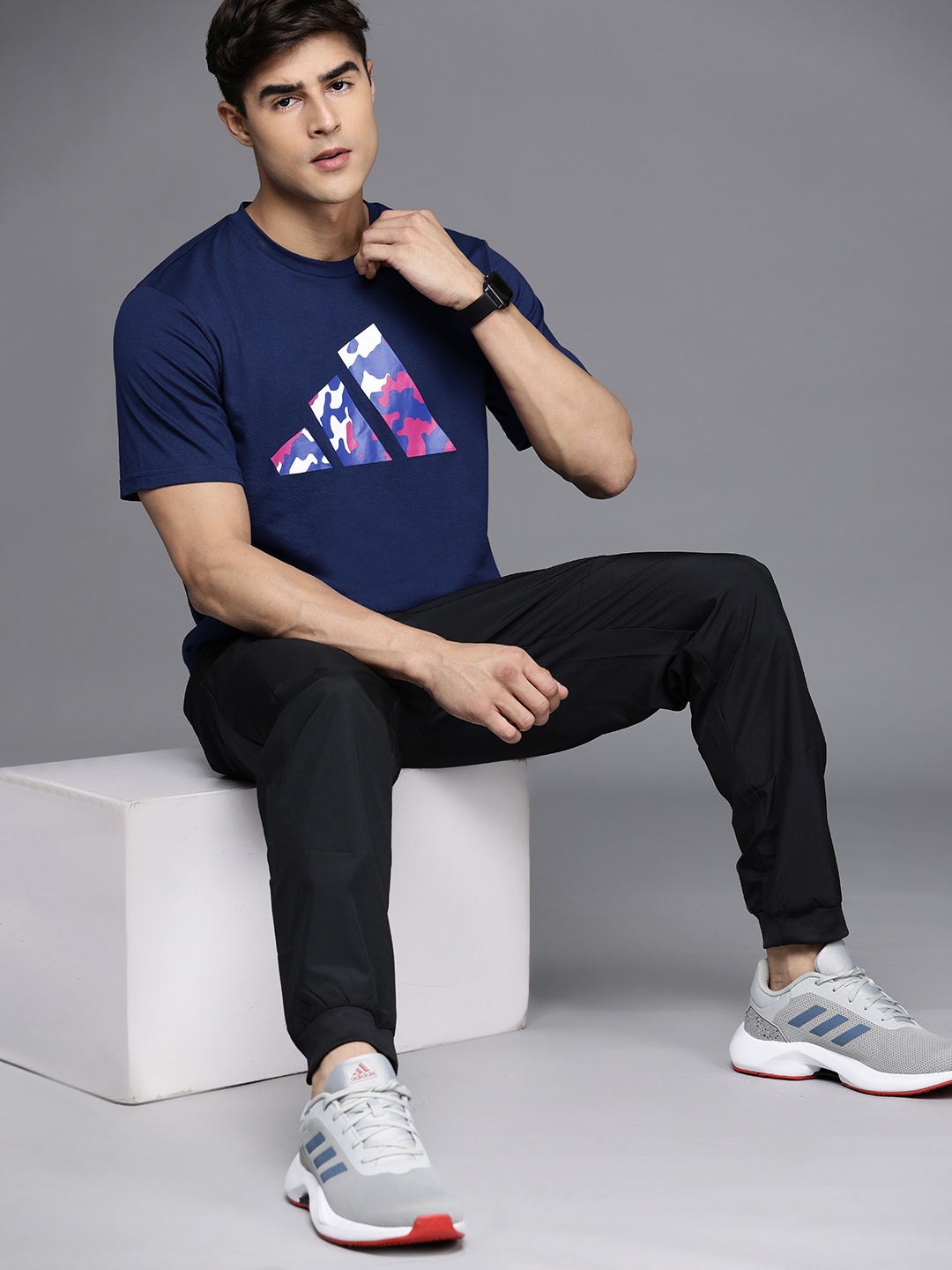 

ADIDAS TR Essential+ BL LOG T-Shirt, Blue