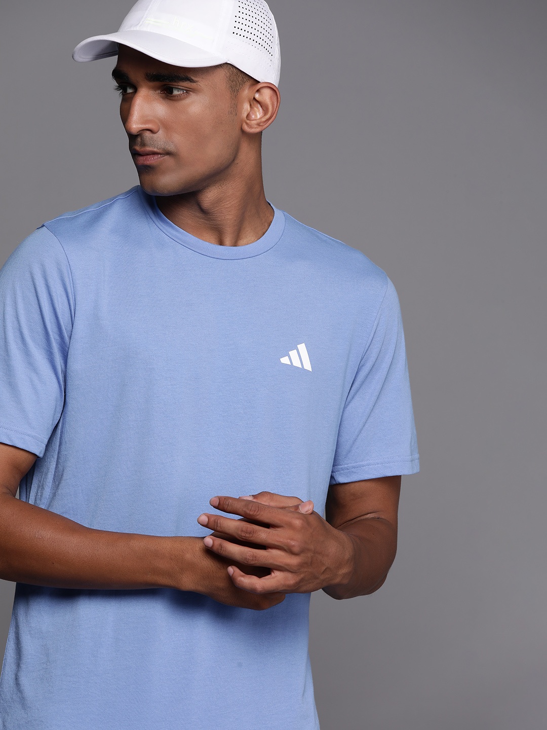 

ADIDAS Men TR-ES Comfort Aeroready T-shirt, Blue