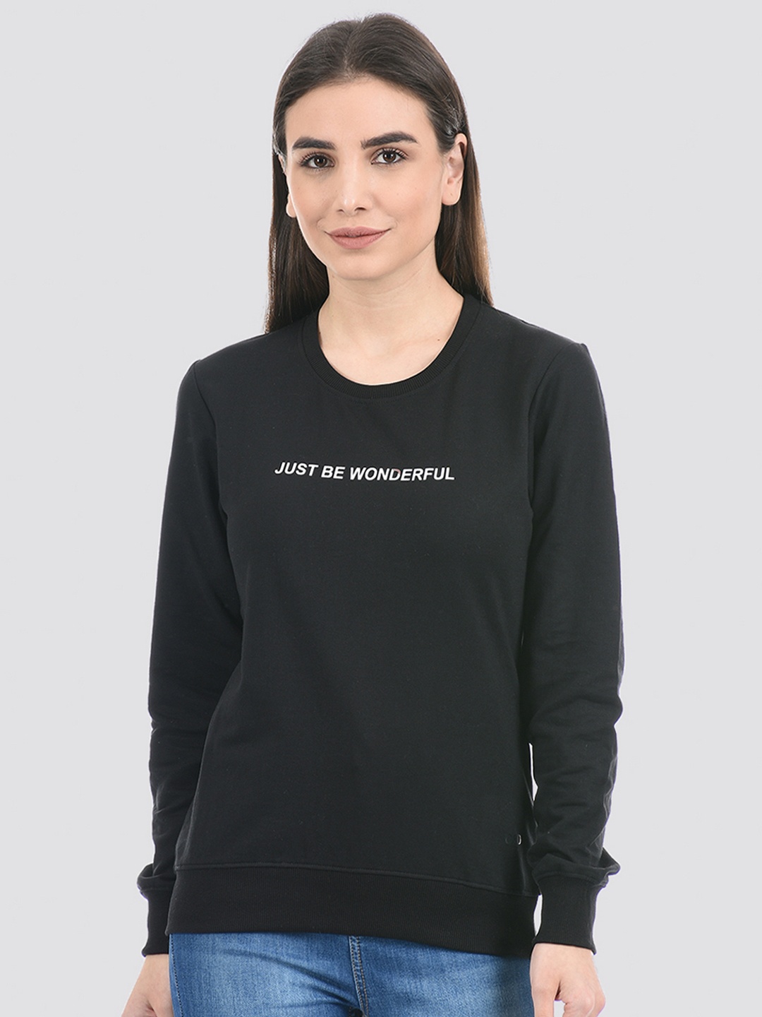 

Cloak & Decker by Monte Carlo Women Cotton Sweatshirt, Black