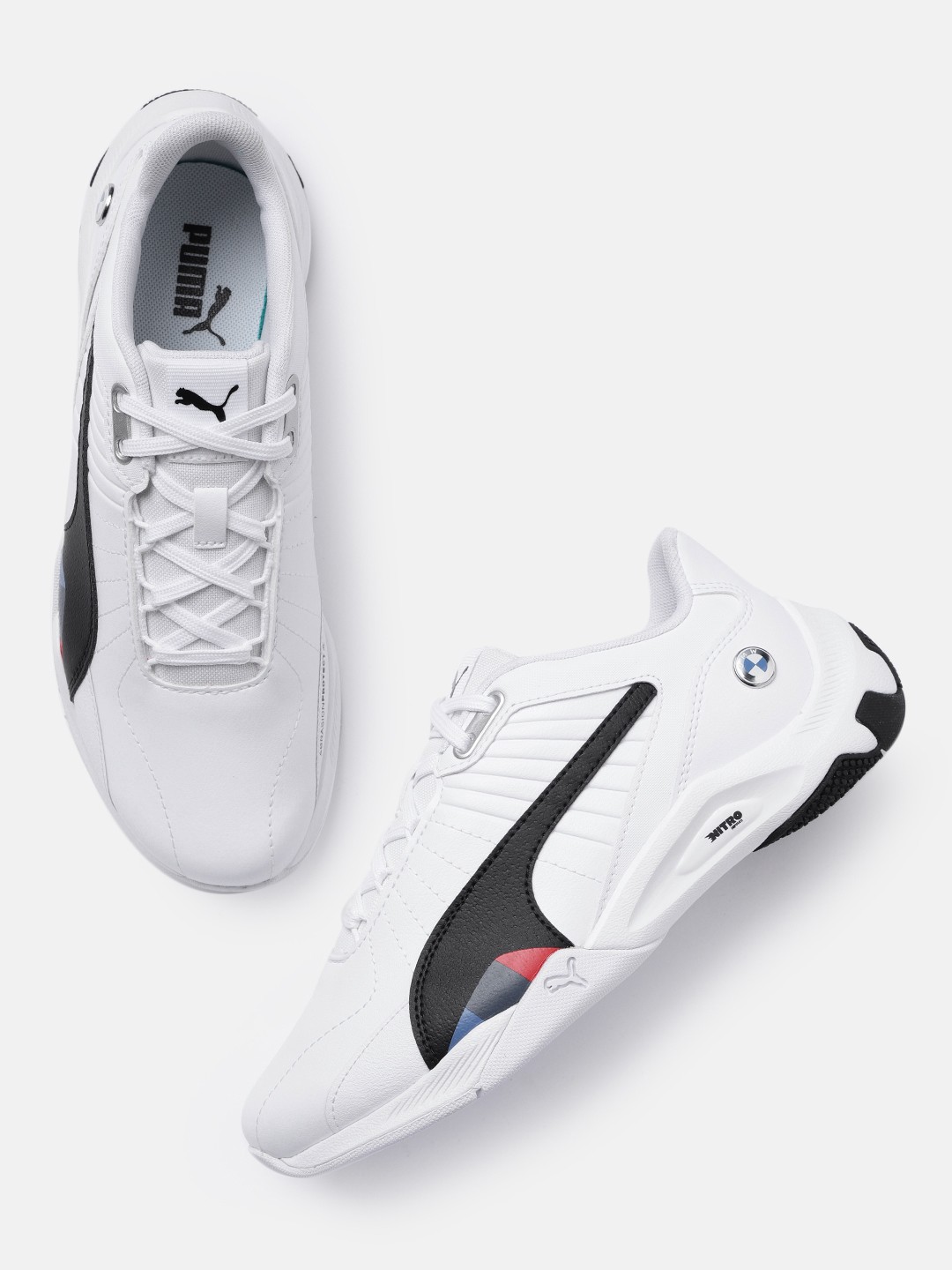 

PUMA Motorsport Unisex BMW M Kart Cat Nitro Sneakers, White