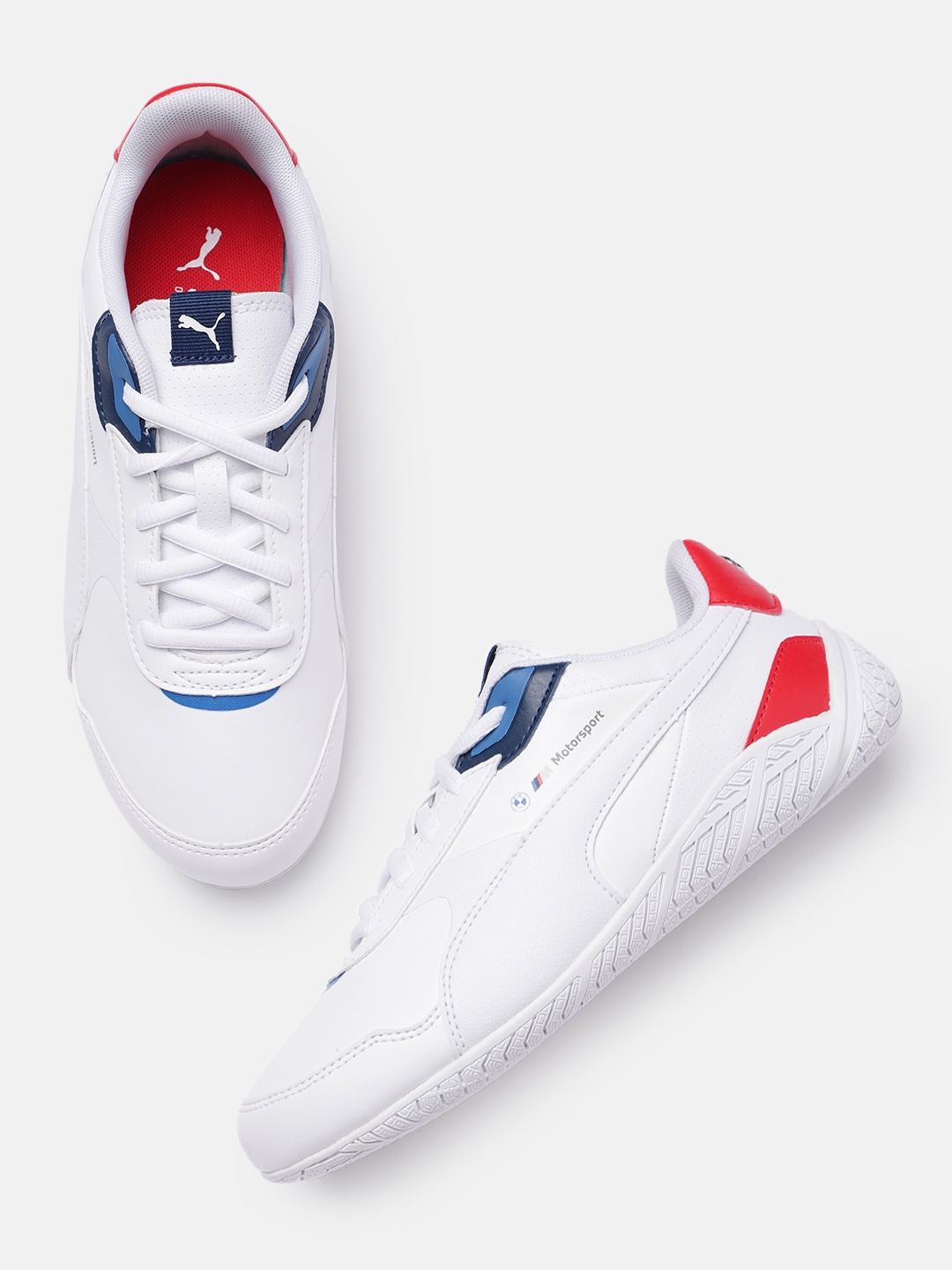 

PUMA Motorsport Unisex BMW M RDG Cat 2.0 Sneakers, White