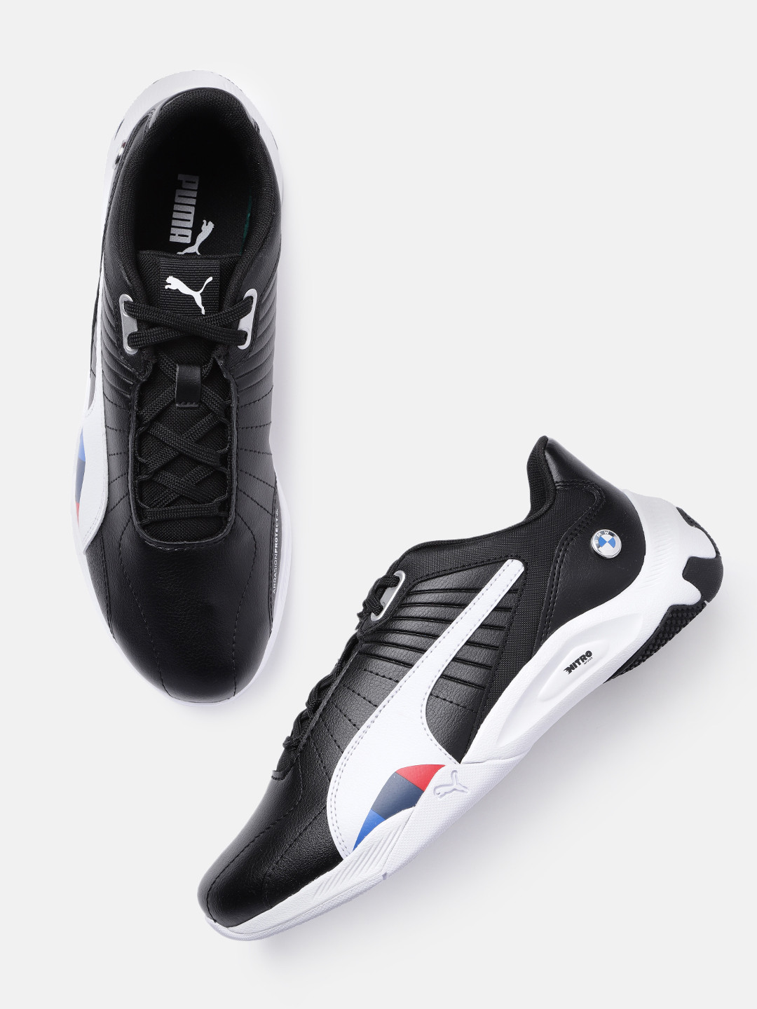 

PUMA Motorsport Unisex BMW M Kart Cat RL Nitro Sneakers, Black