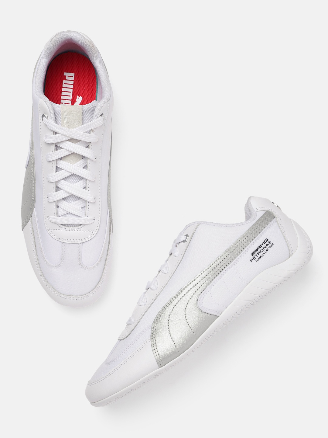 

PUMA Motorsport Unisex Mercedes AMG Petronas Driving Shoes, White