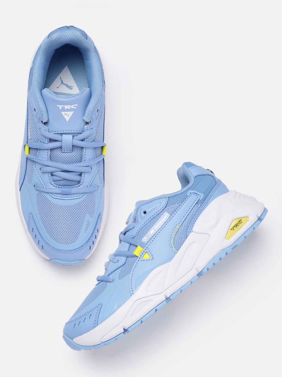 

PUMA Motorsport Women Solid BMW M Motorsport TRC Mira Tech Regular Sneakers, Blue
