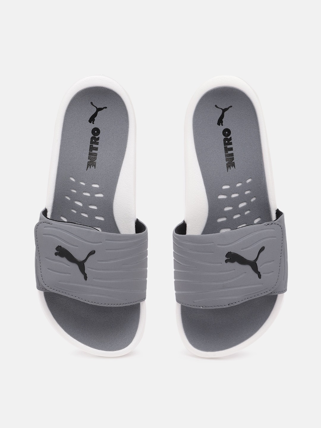 

Puma Unisex Nitrocat V Sliders, Grey