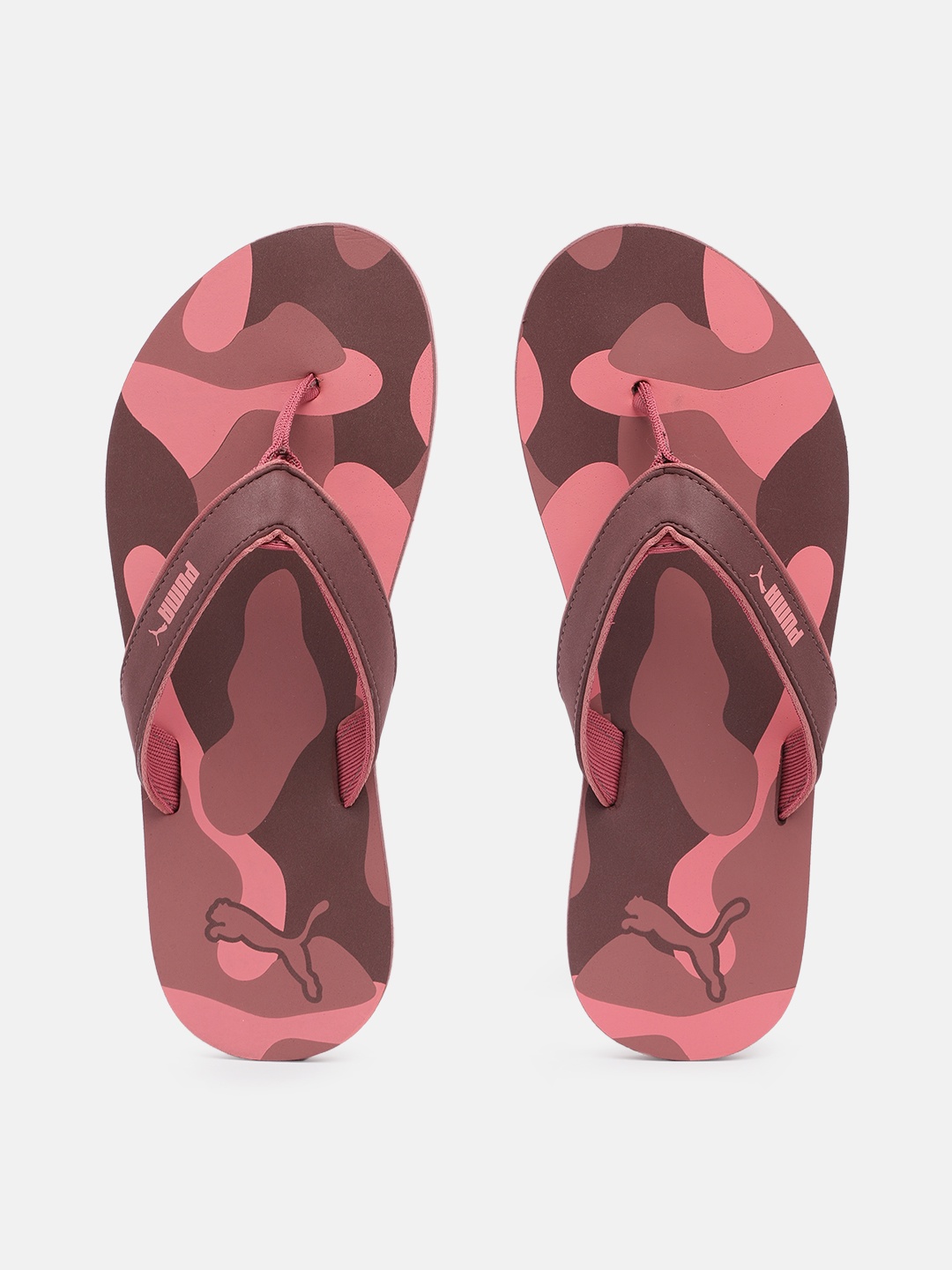 

Puma Unisex Mia V2 Printed Thong Flip-Flops, Pink