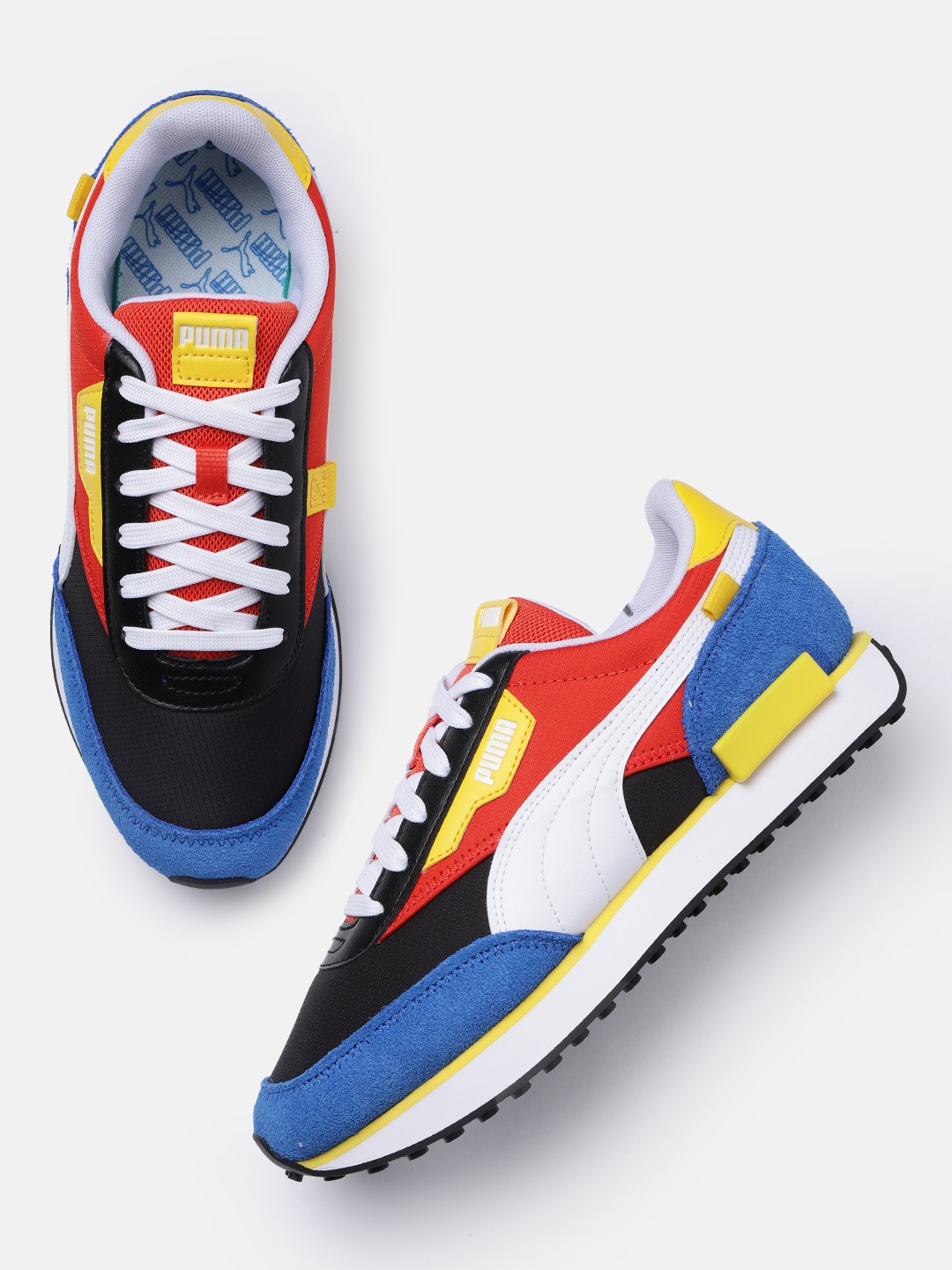 

Puma Unisex Colourblocked Sneakers, Black