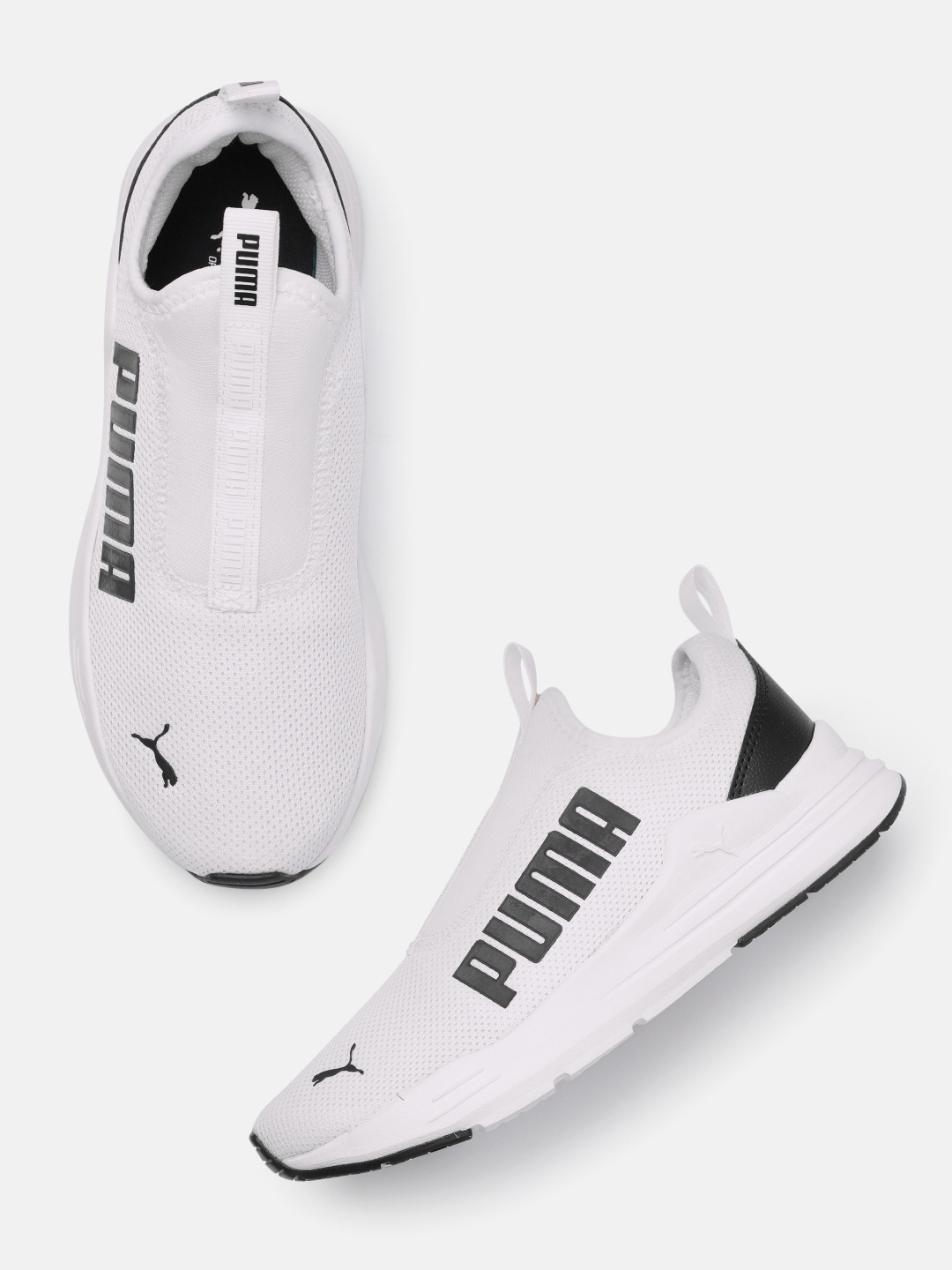 

Puma Unisex Solid Wired Rapid Regular Slip-On Sneakers, White