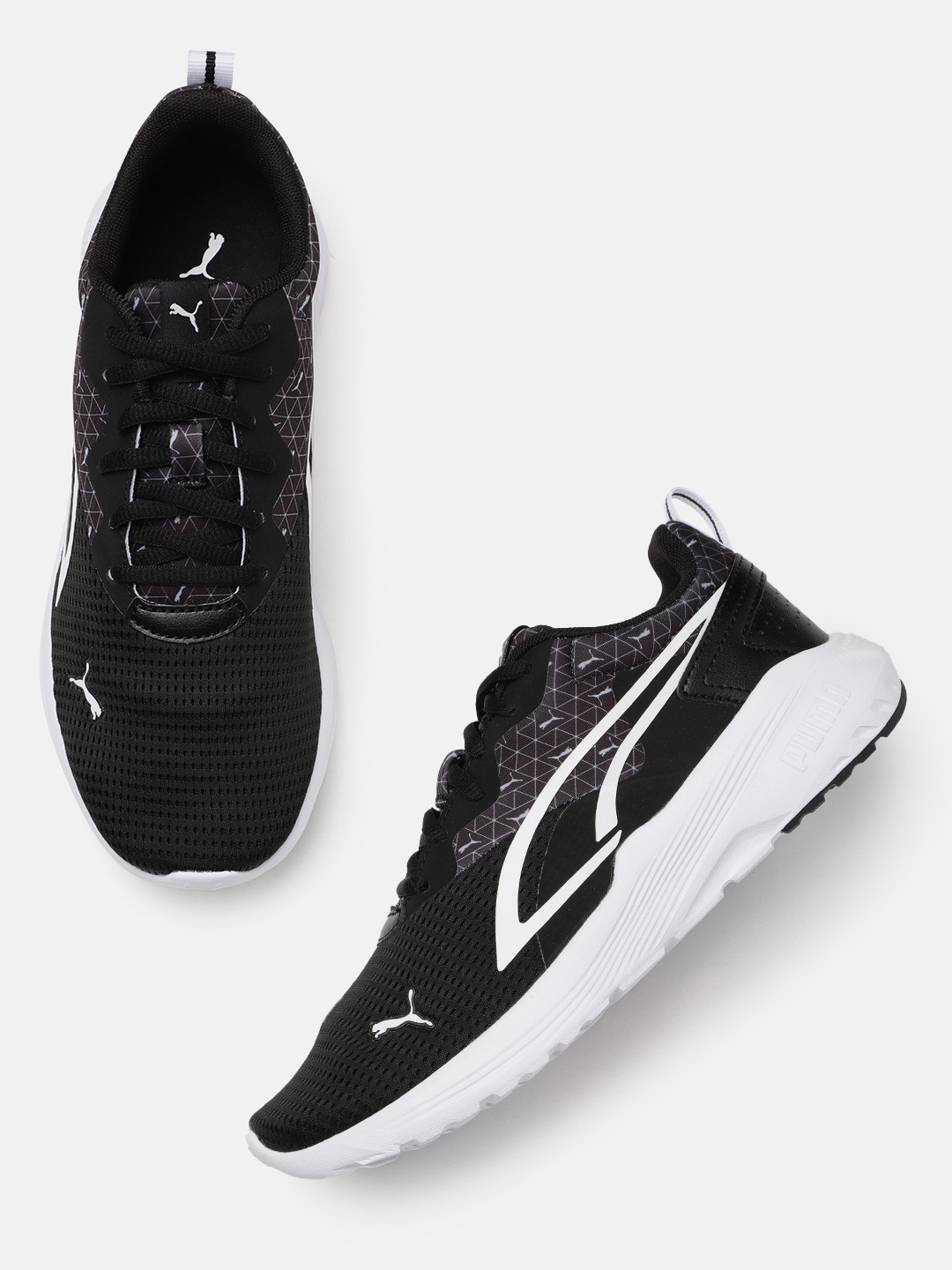 

Puma Unisex All-Day Active Logo Power Sneakers, Black