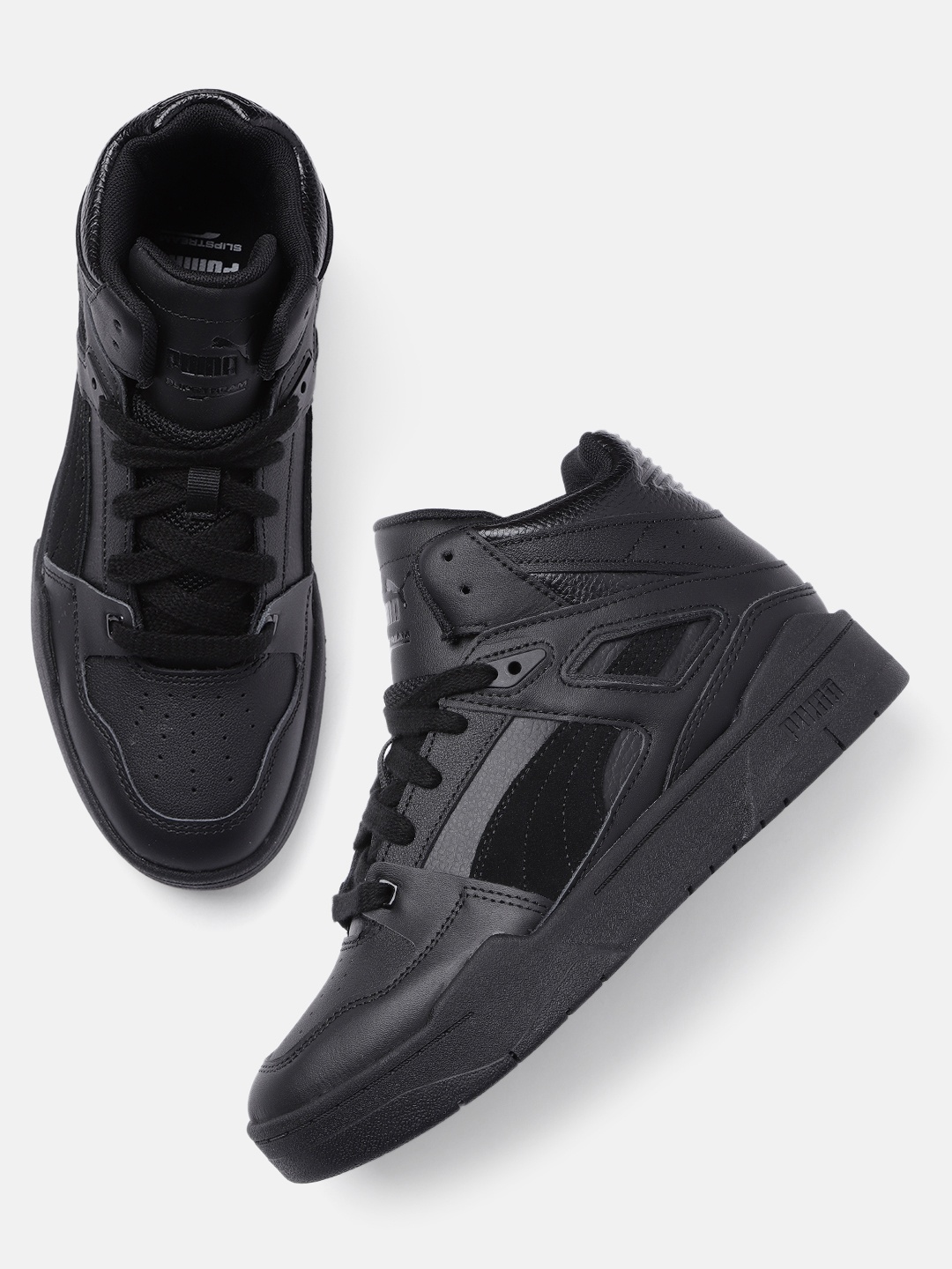 

Puma Unisex Slipstream Leather Sneakers, Black
