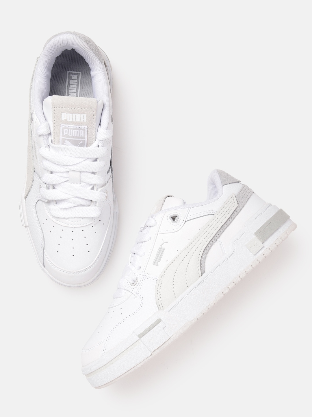 

Puma Unisex Perforated Mirage Sport Tech Reflective Sneakers, White
