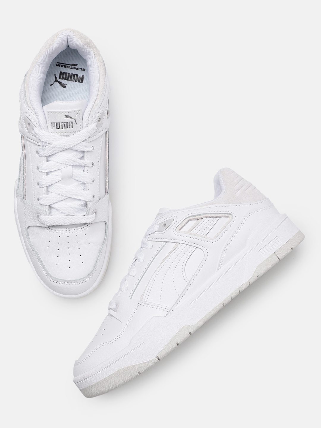 

Puma Unisex Slipstream Leather Sneakers, Off white