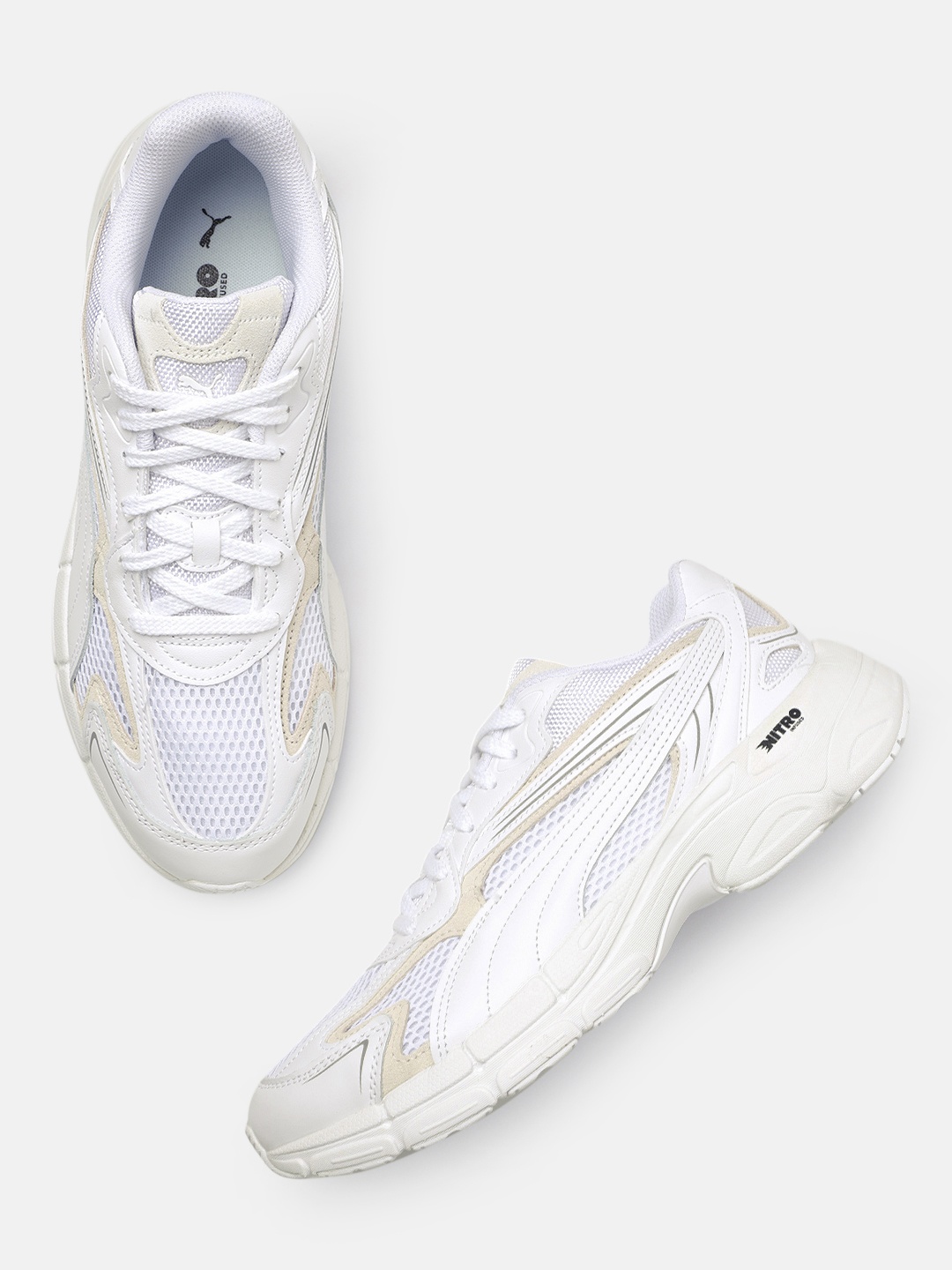 

Puma Unisex Teveris Nitro Base Sneakers, White