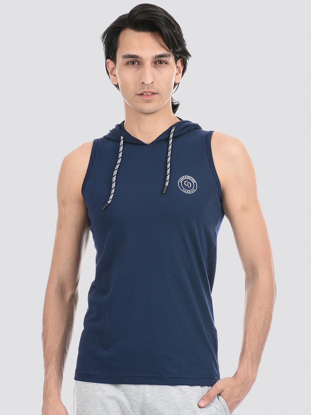 

Cloak & Decker by Monte Carlo Men Navy Blue T-shirt