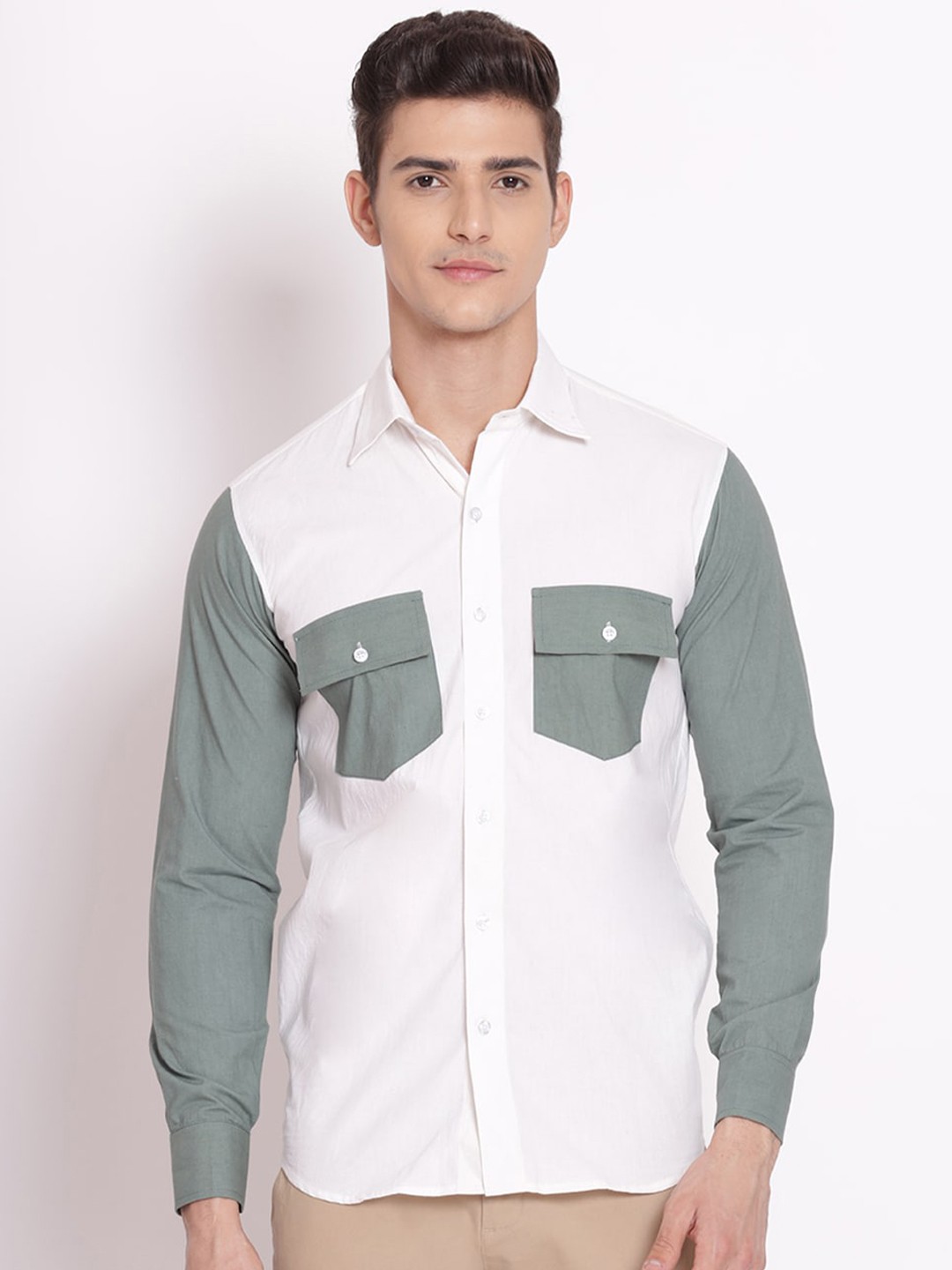

Shurtz N Skurtz Men Relaxed Casual Shirt, White