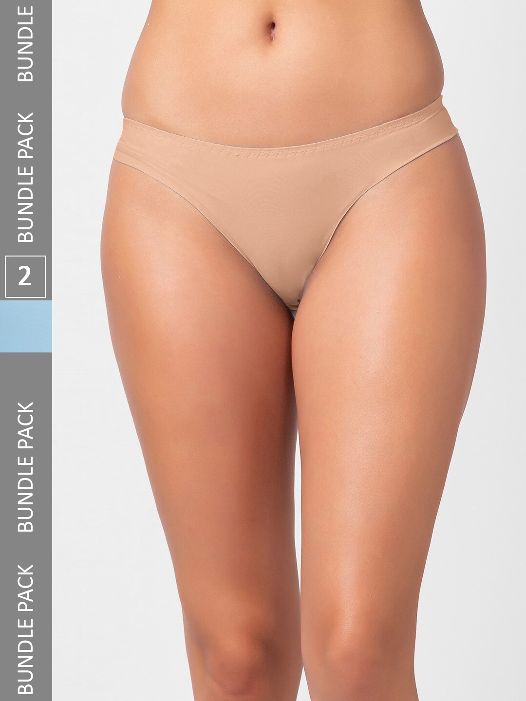 

FashionRack Women Pack Of 2 Assorted Thong Briefs