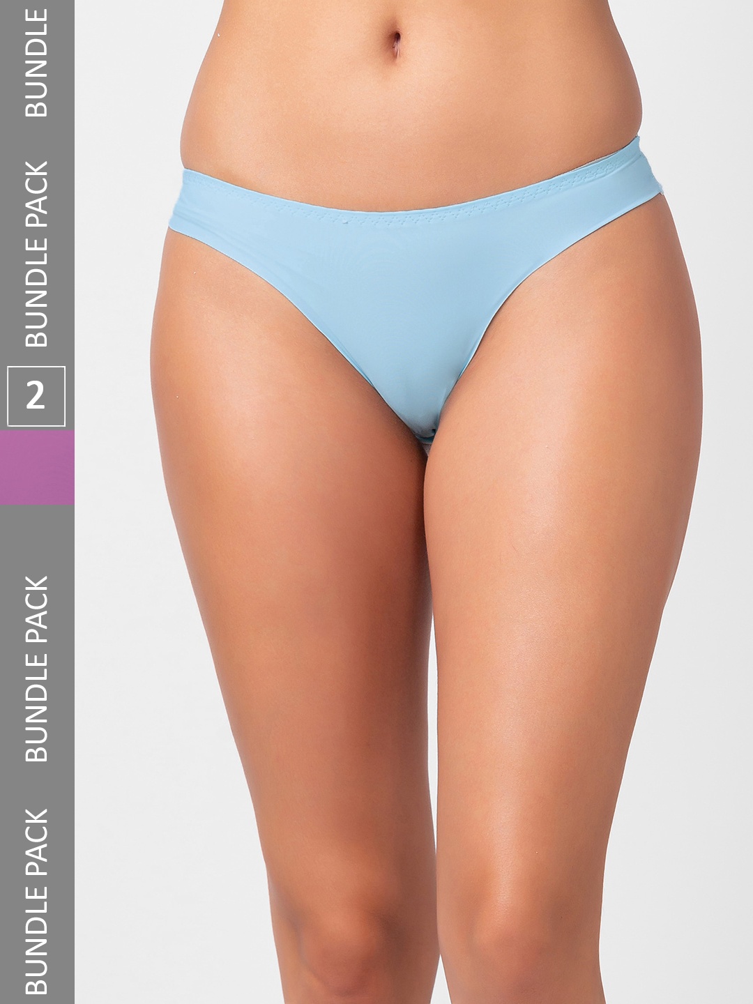 

FashionRack Women Pack Of 2 Assorted Thong Briefs
