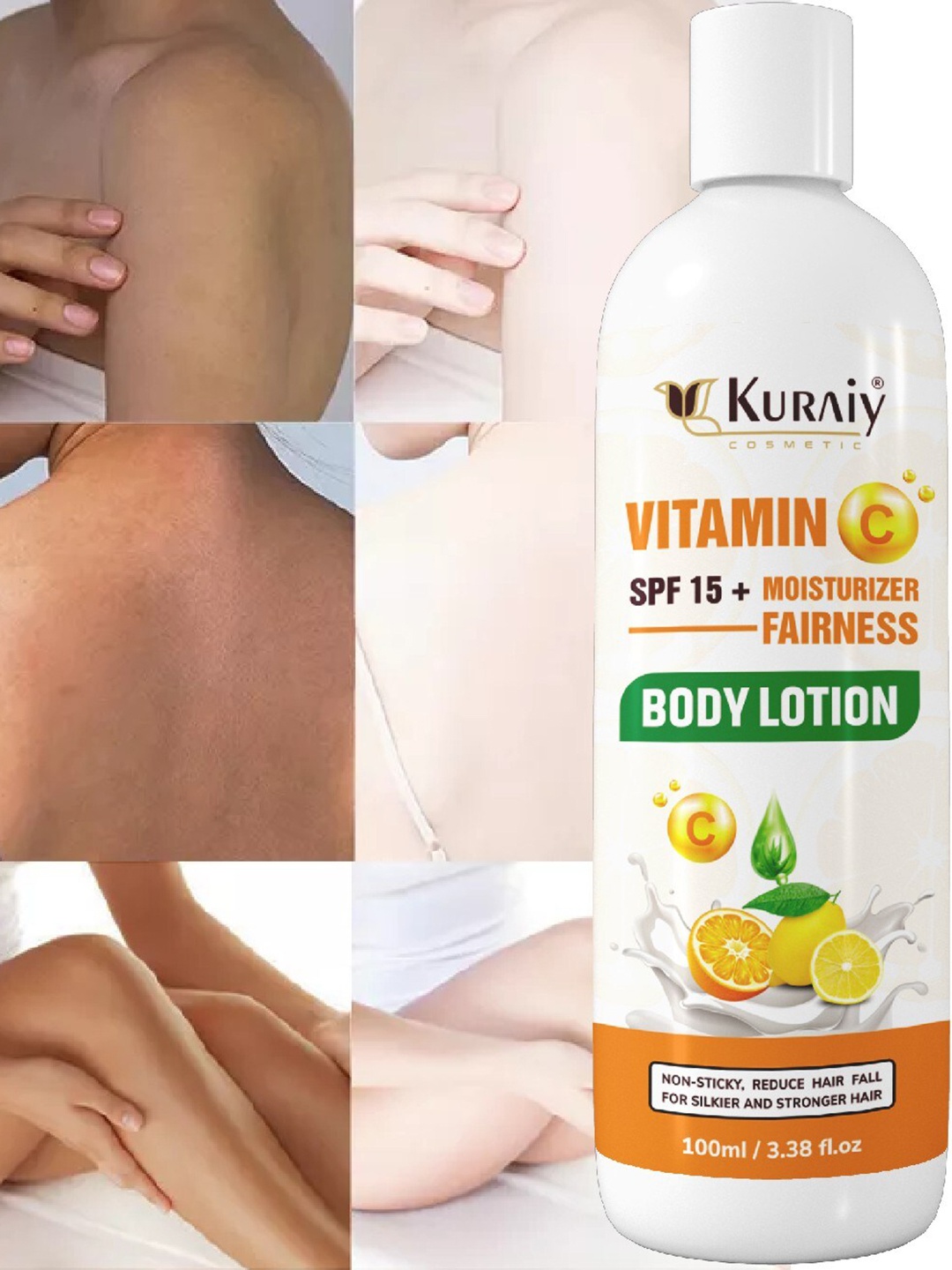 

KURAIY 100% Pure Vitamin C Body Lotion 100 ml, White