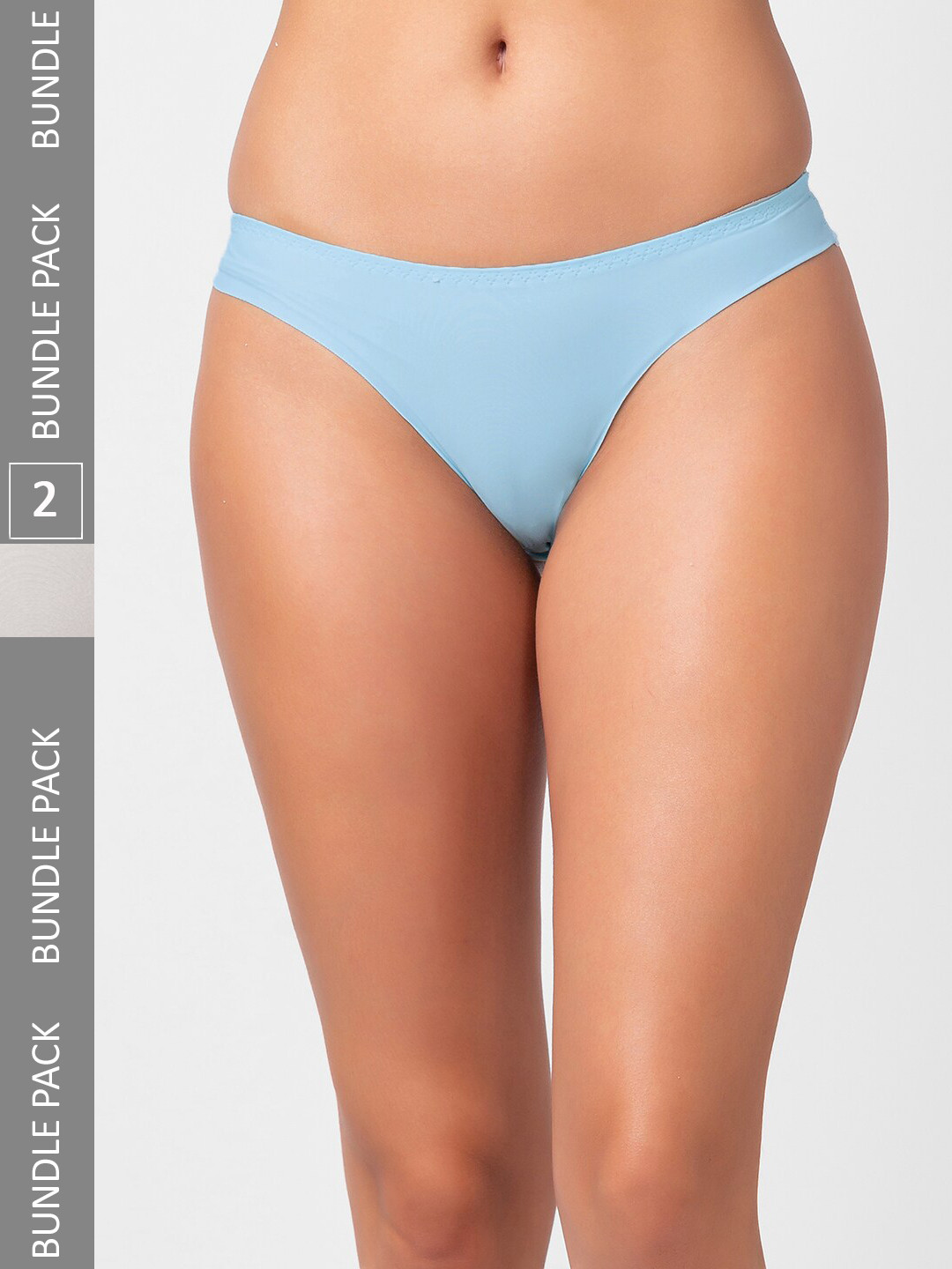 

FashionRack Women Pack Of 2 Assorted Thong Briefs