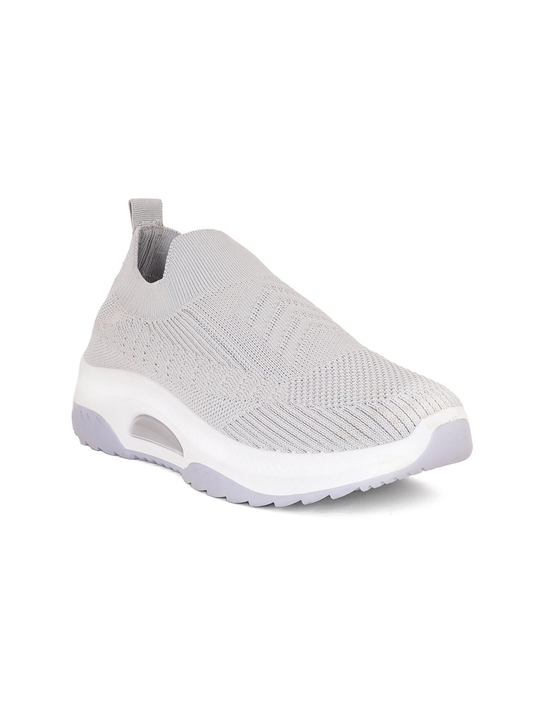 

Carlton London sports Women Woven Design Slip-On Sneakers, Grey