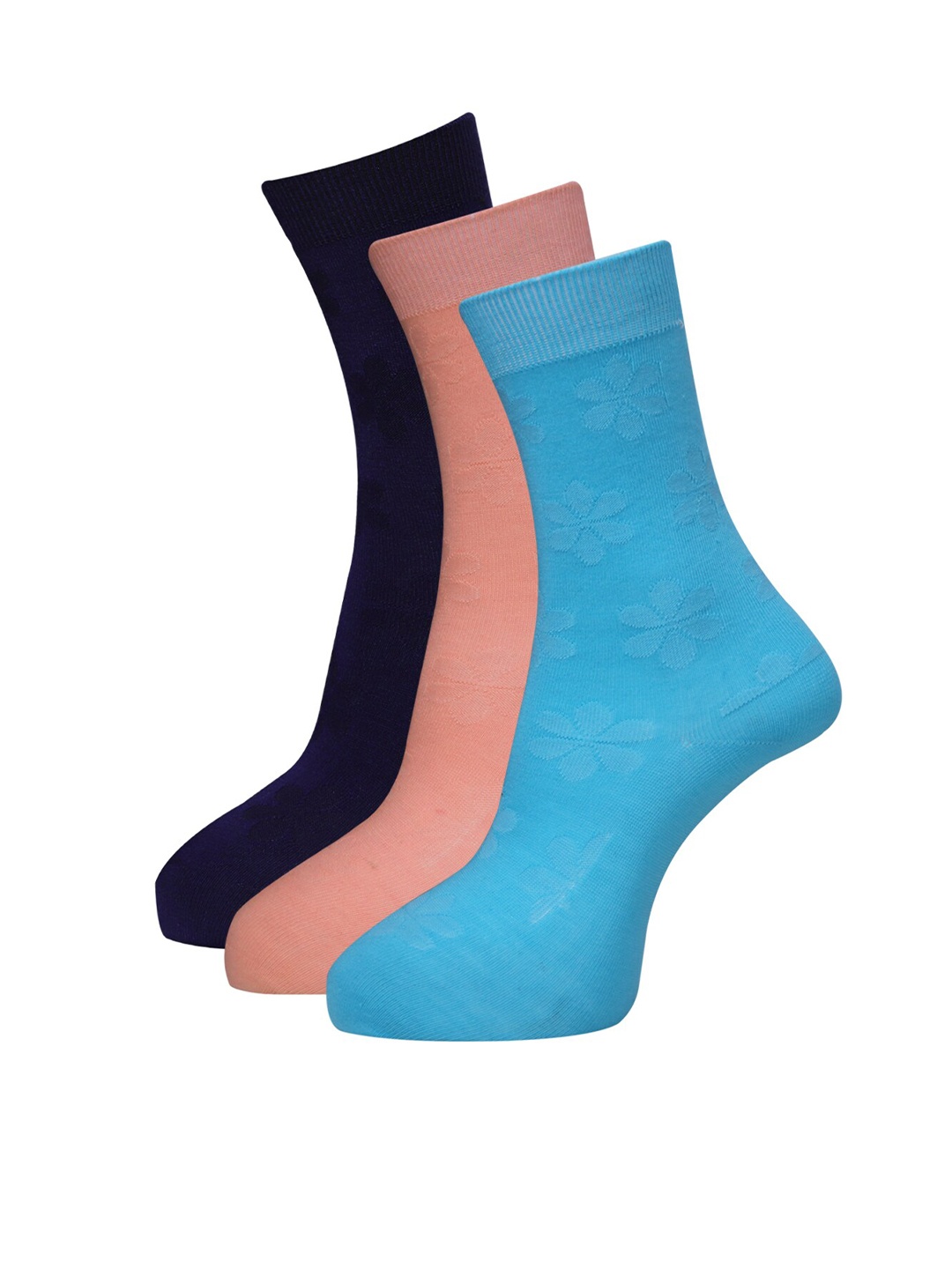 

Dollar Socks Women Pack Of 3 Assorted Calf-Length Socks