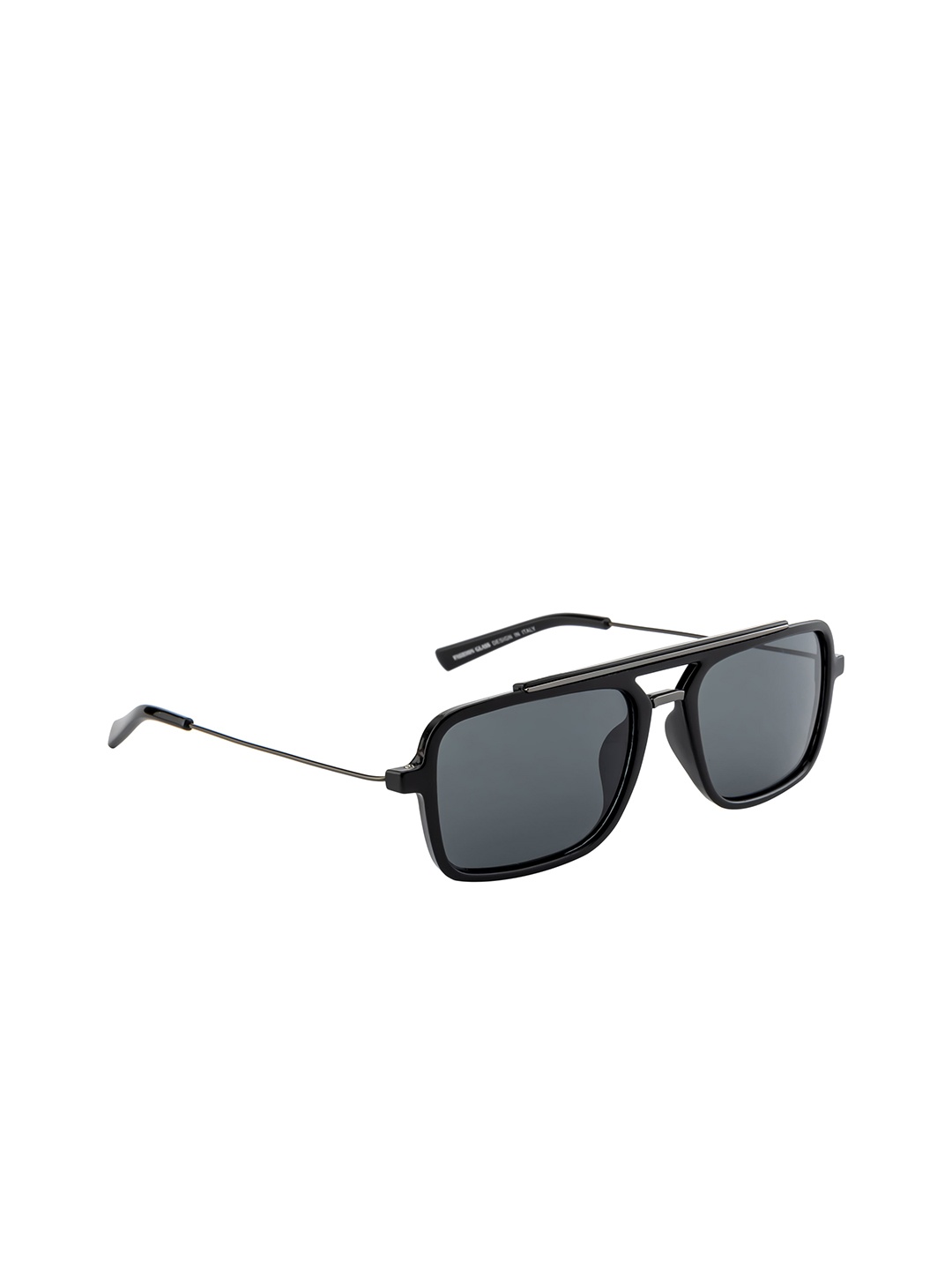 

Roadster Square Sunglasses with UV Protected Lens RD-M22536, Black