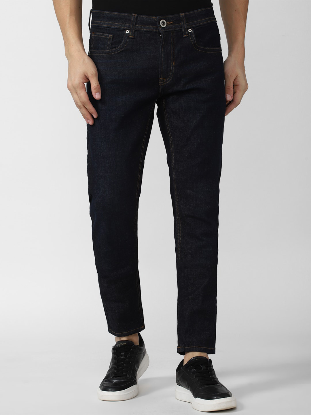 

Peter England Casuals Men Skinny Fit Jeans, Navy blue