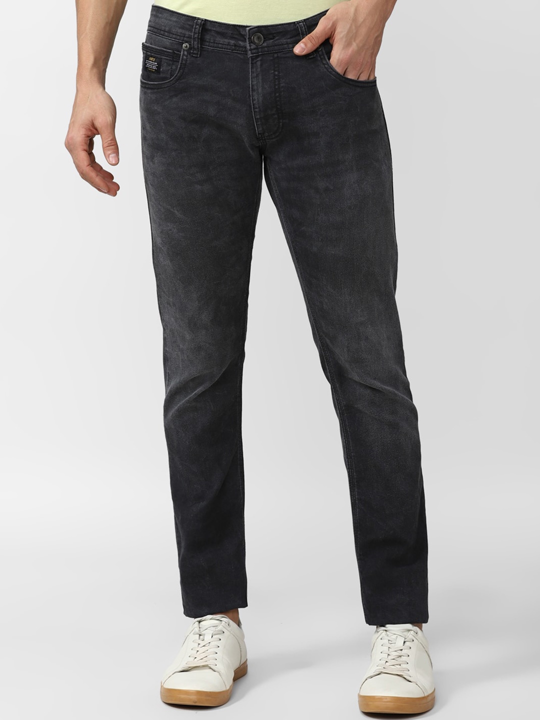 

Peter England Casuals Men Cotton Slim Fit Jeans, Black