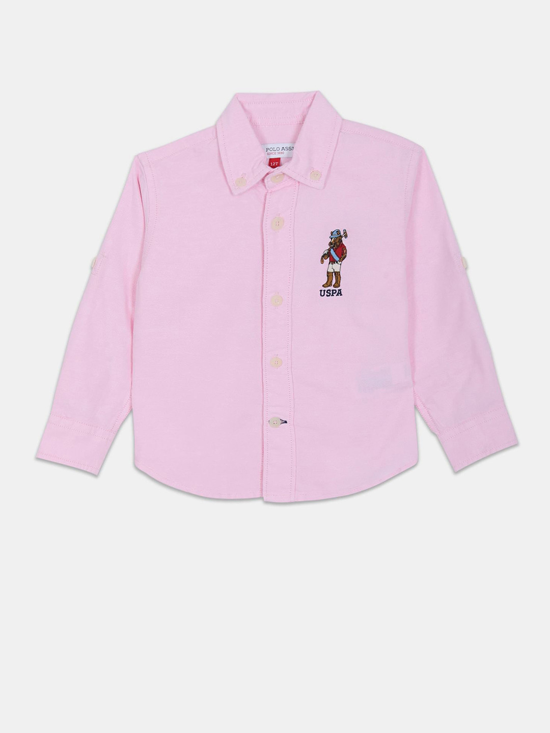 

U.S. Polo Assn. Kids Boys Casual Pure Cotton Shirt, Pink