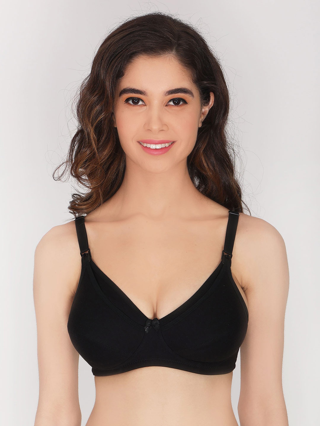 

Innocence Non Padded Non Wired Maternity Bra, Black