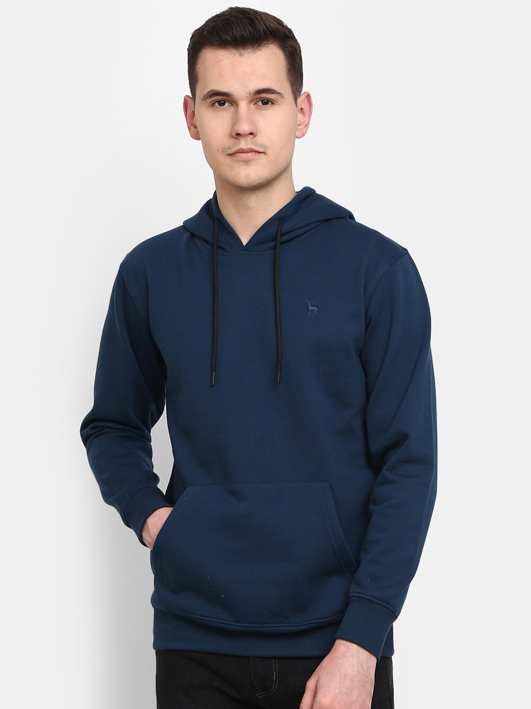 

V-Mart Men Hooded Fleece Sweatshirt, Teal
