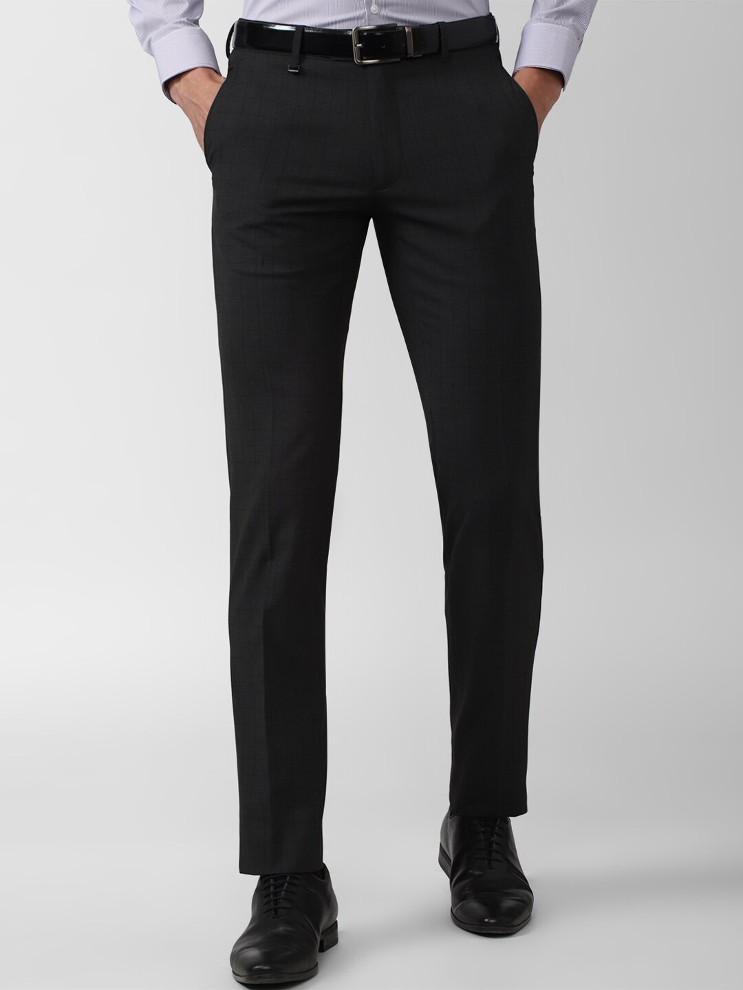 

Van Heusen Men Slim Fit Trousers, Black