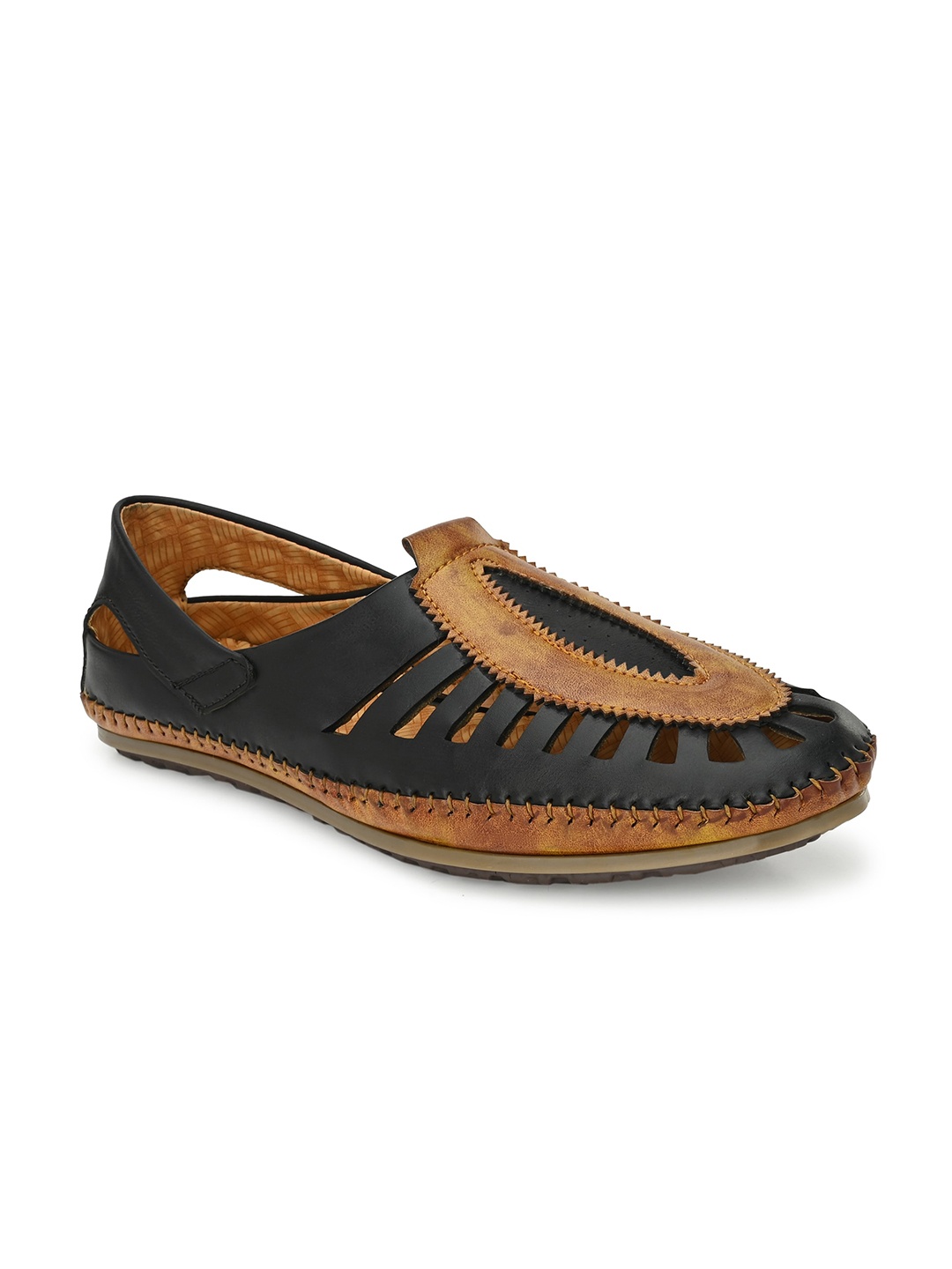 

Eego Italy Men Shoe-Style Sandals, Brown