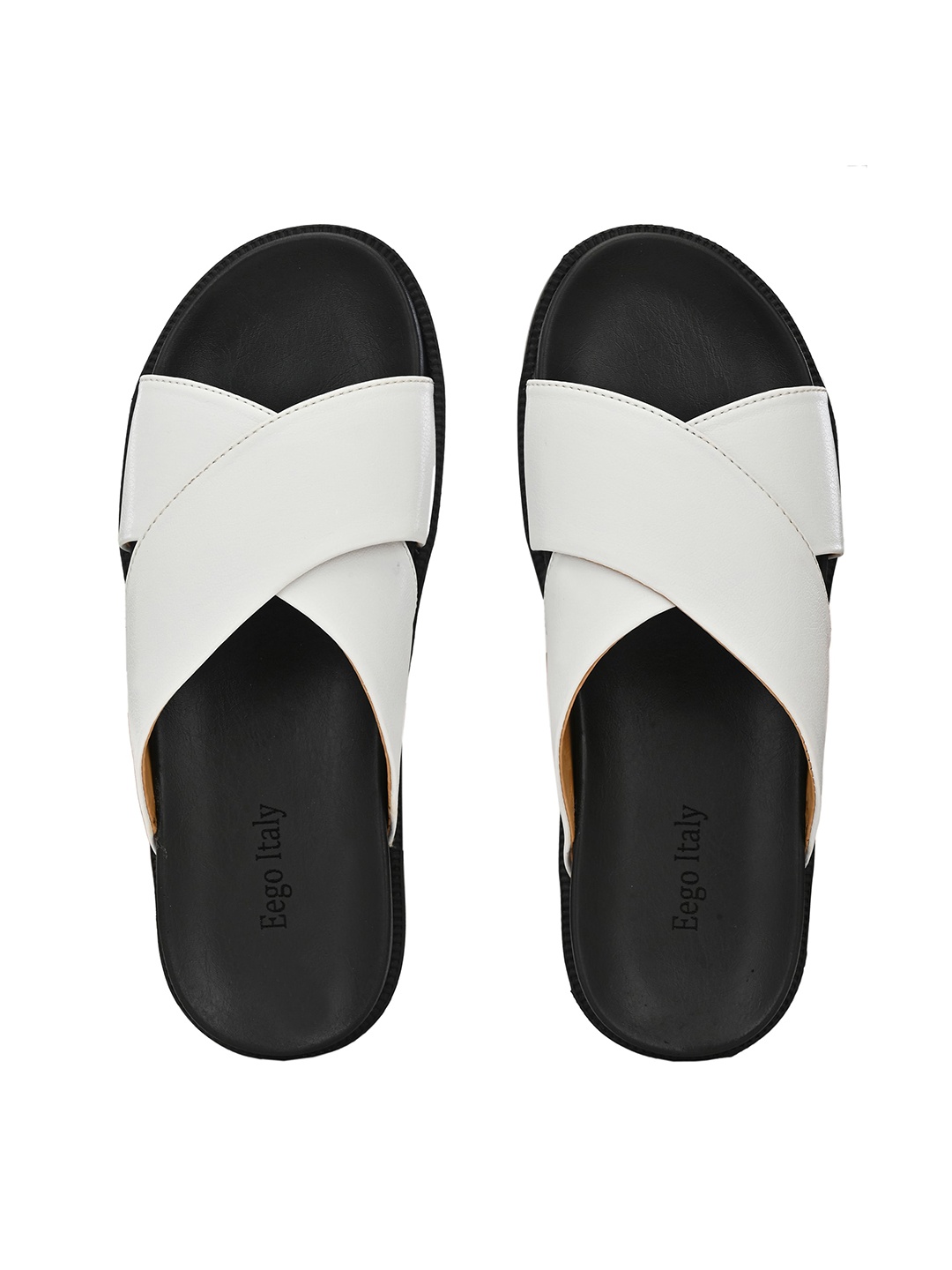 

Eego Italy Men Comfort Sandals, White