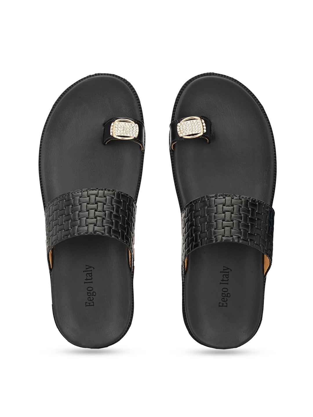 

Eego Italy Men Comfort Sandals, Black