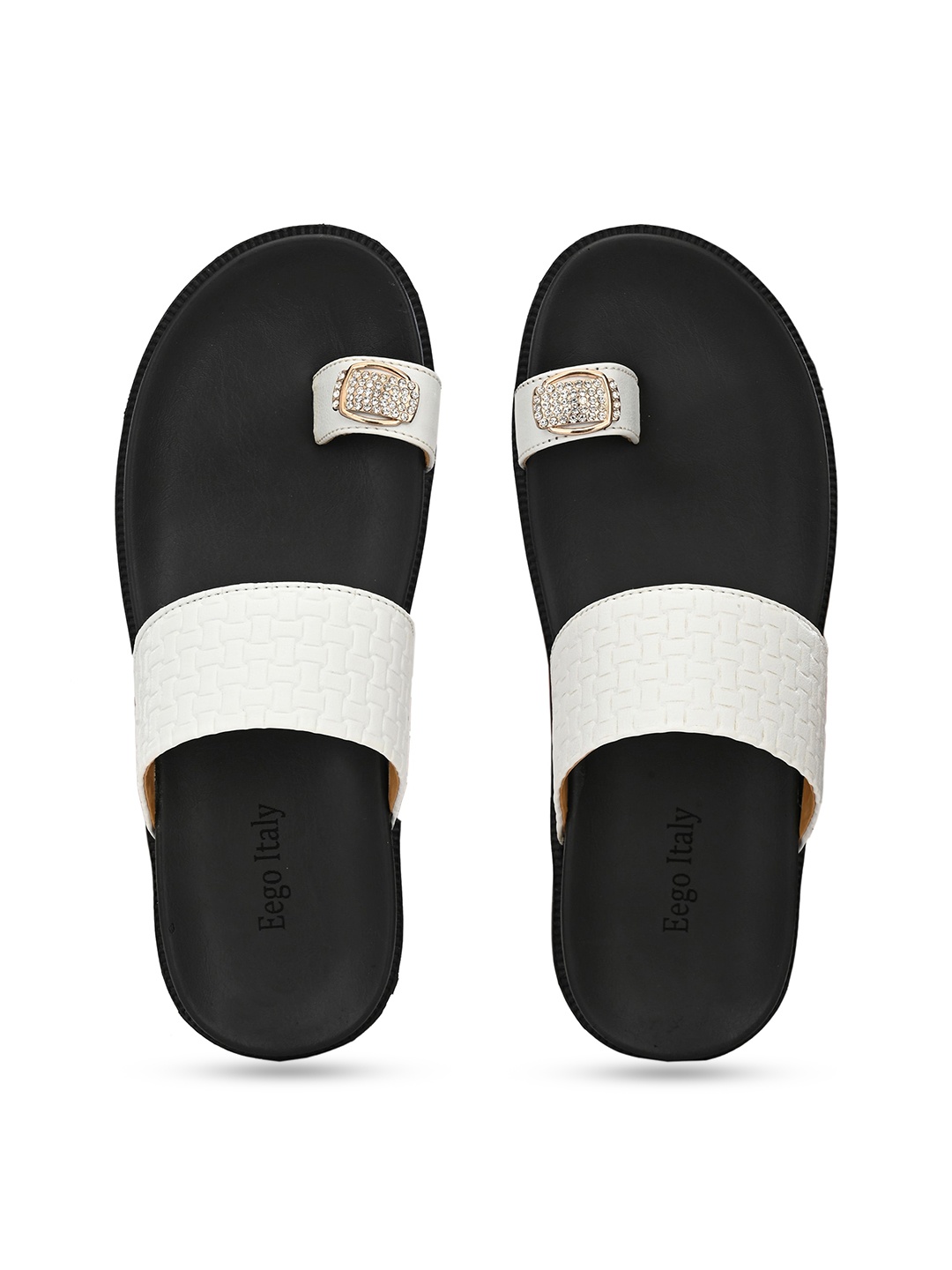 

Eego Italy Men Comfort Sandals, White