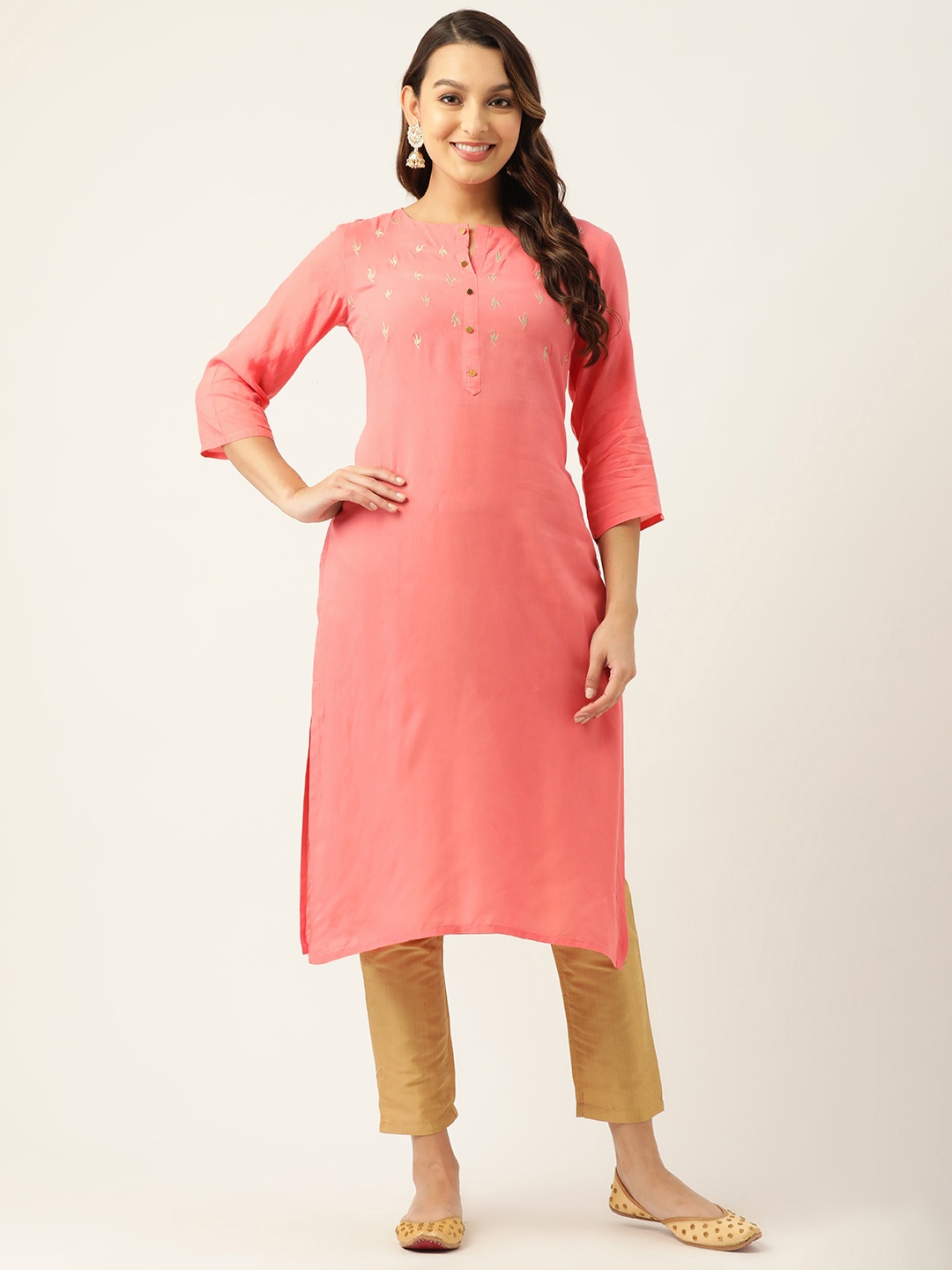 

ZIZO By Namrata Bajaj Women Kurta, Pink