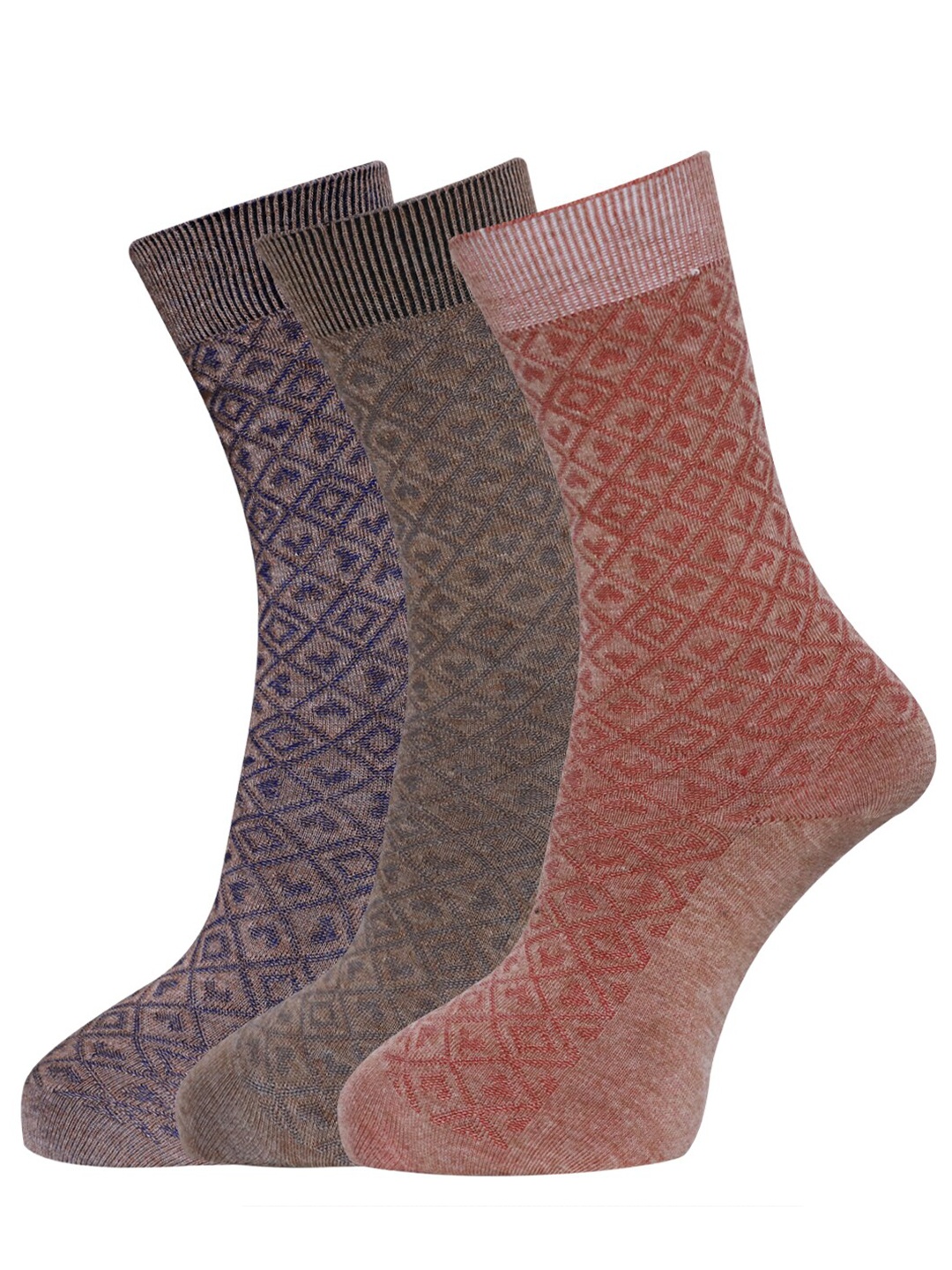 

Dollar Socks Women Pack of 3 Assorted Calf Length Socks