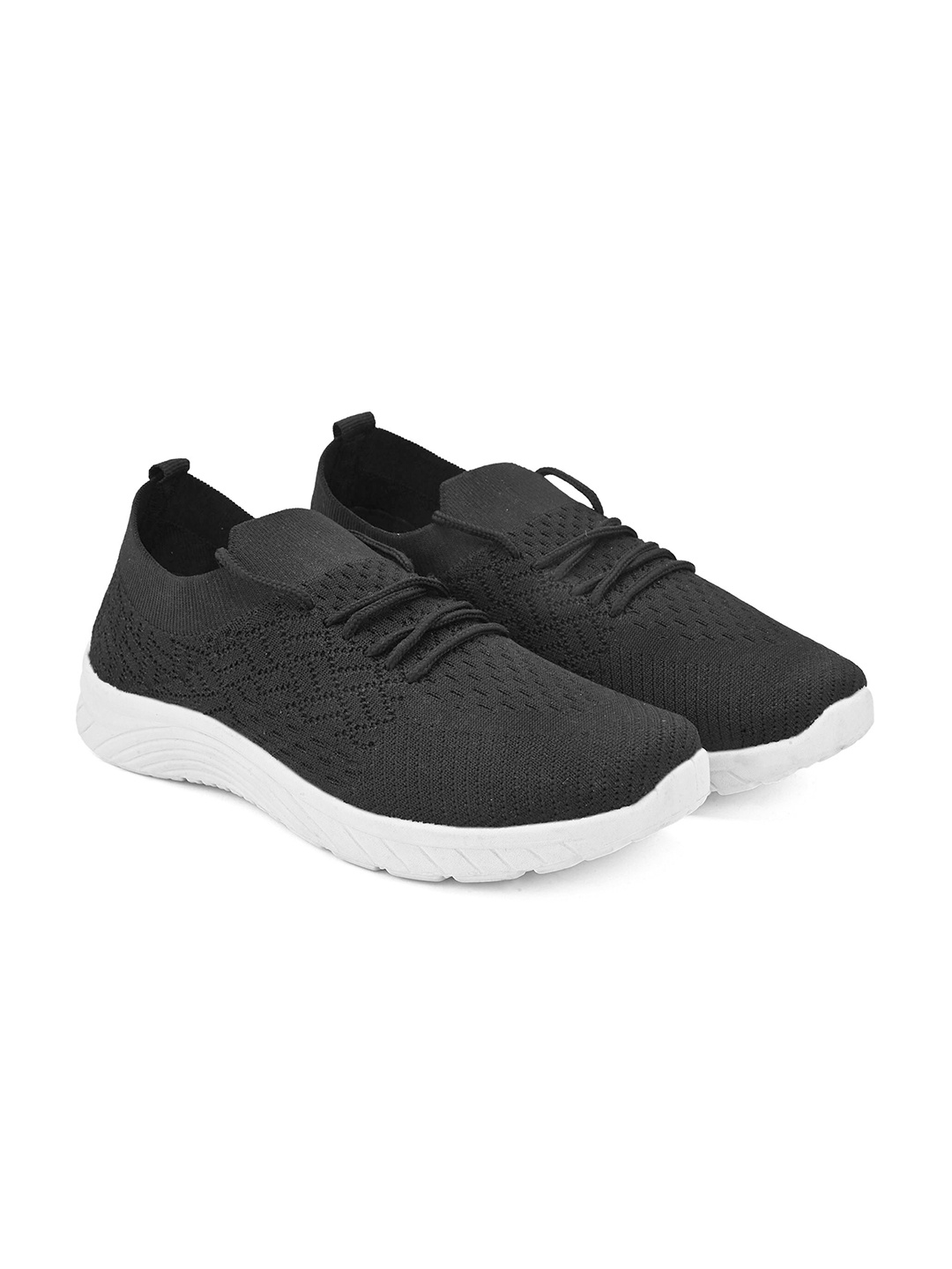 

KRAASA Women Mesh Running Sports Shoes, Black