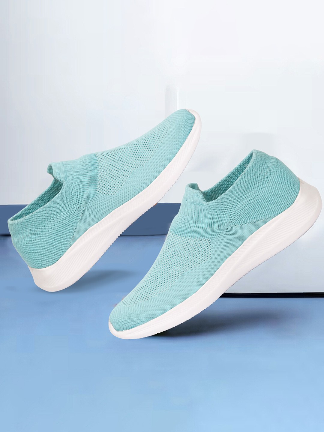 

KRAASA Women Mesh Running Shoes, Blue