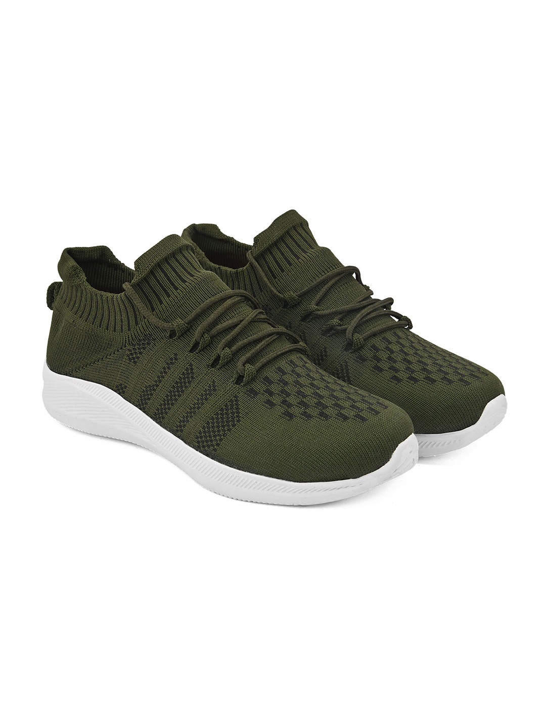 

KRAASA Women Mesh Walking Sports Shoes, Green