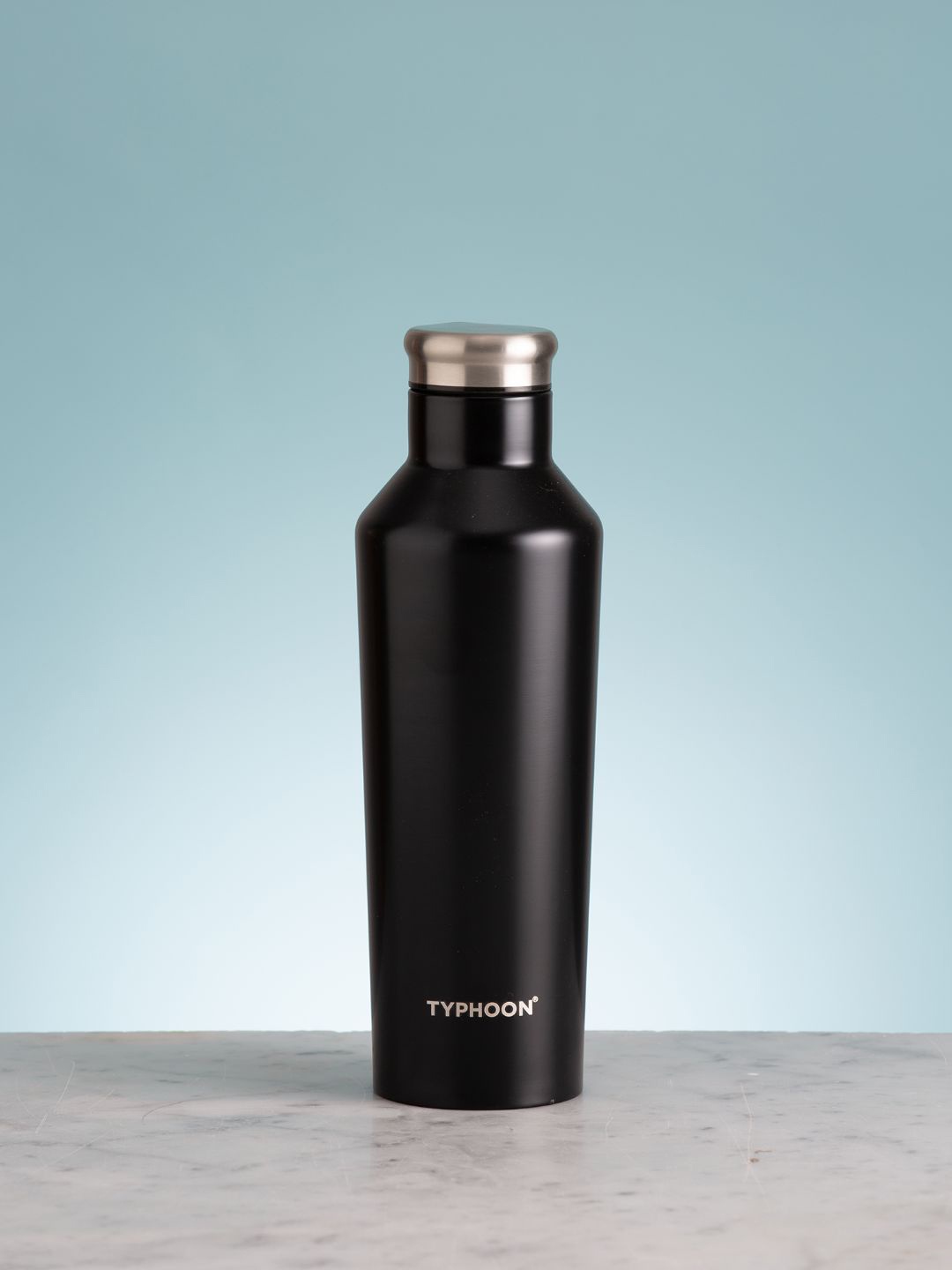 

TYPHOON Pure Black Double Wall Water Bottle 500 ml