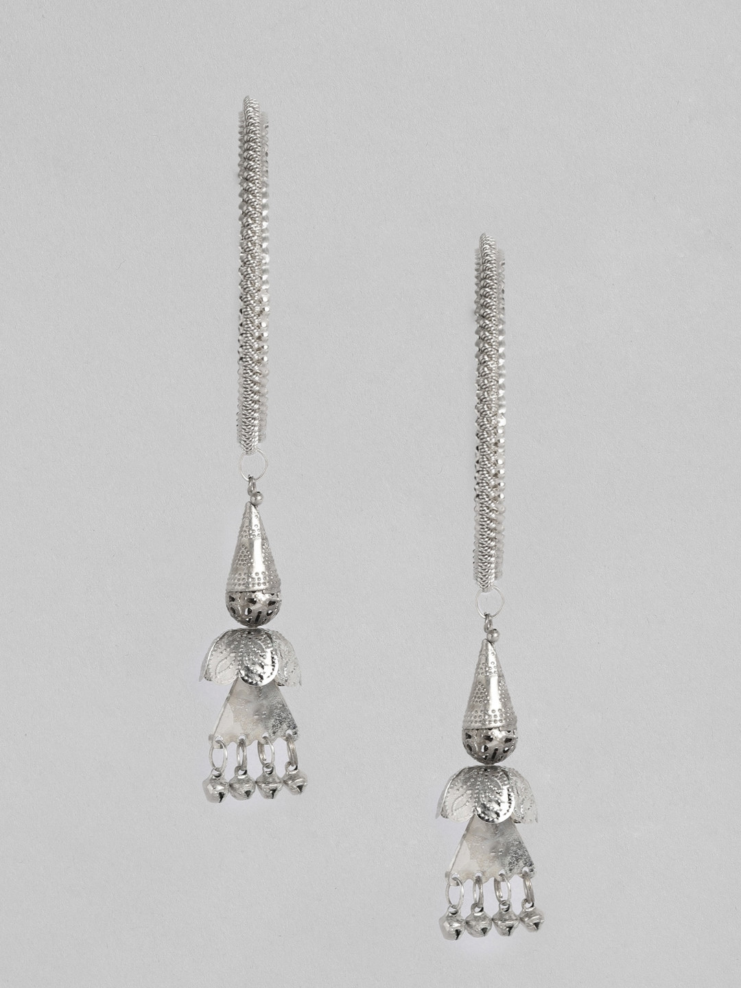 

Anouk Set of 2 Bangles with Danglers, Silver