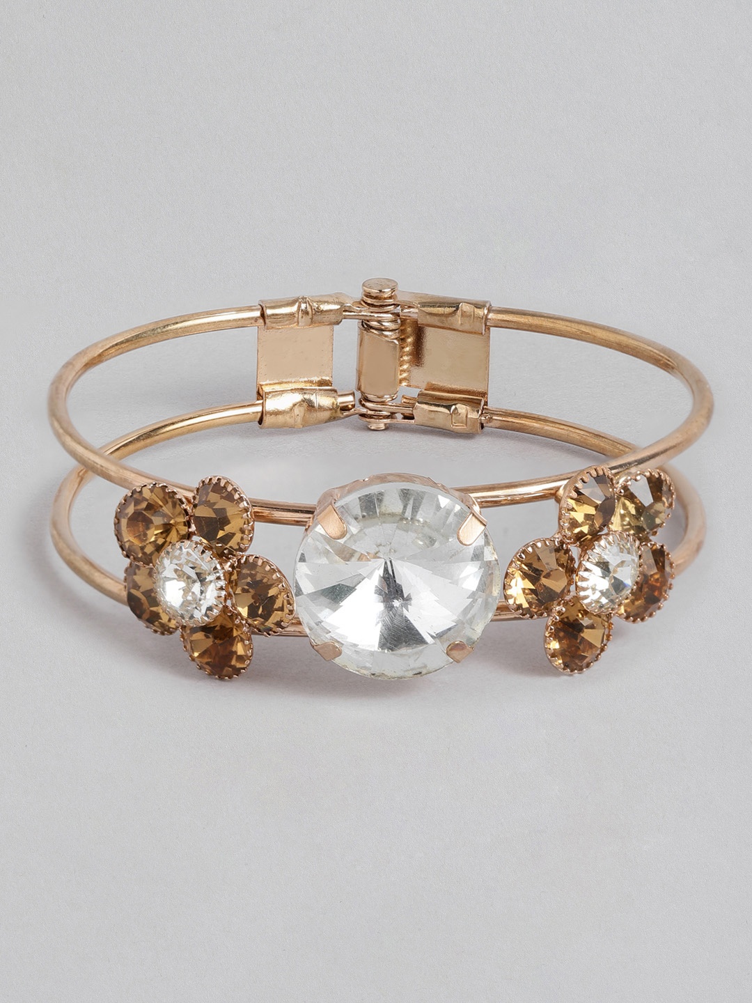 

Anouk Women Embellished Bangle-Style Bracelet, White