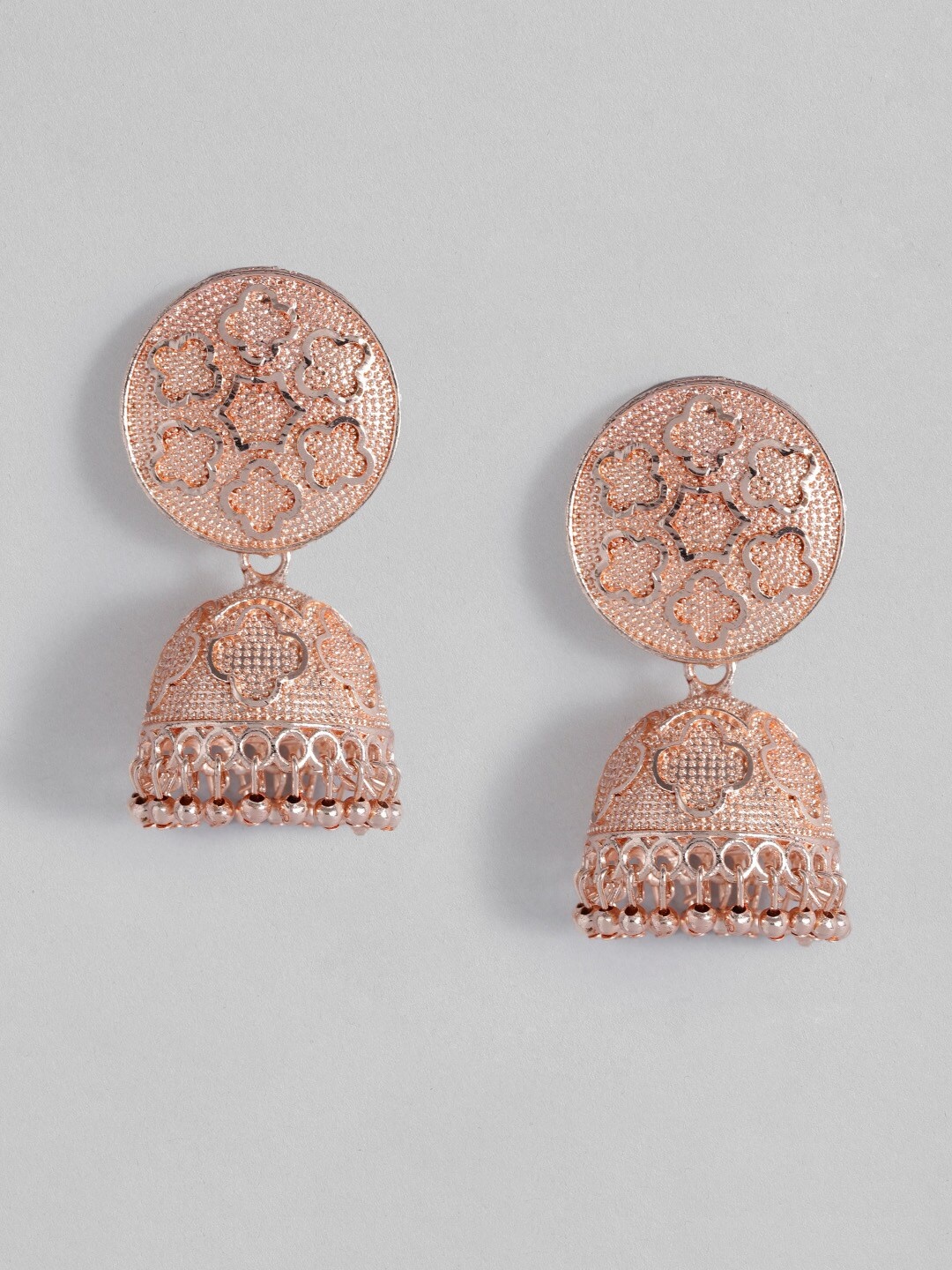 

Anouk Dome Shaped Jhumkas, Rose gold